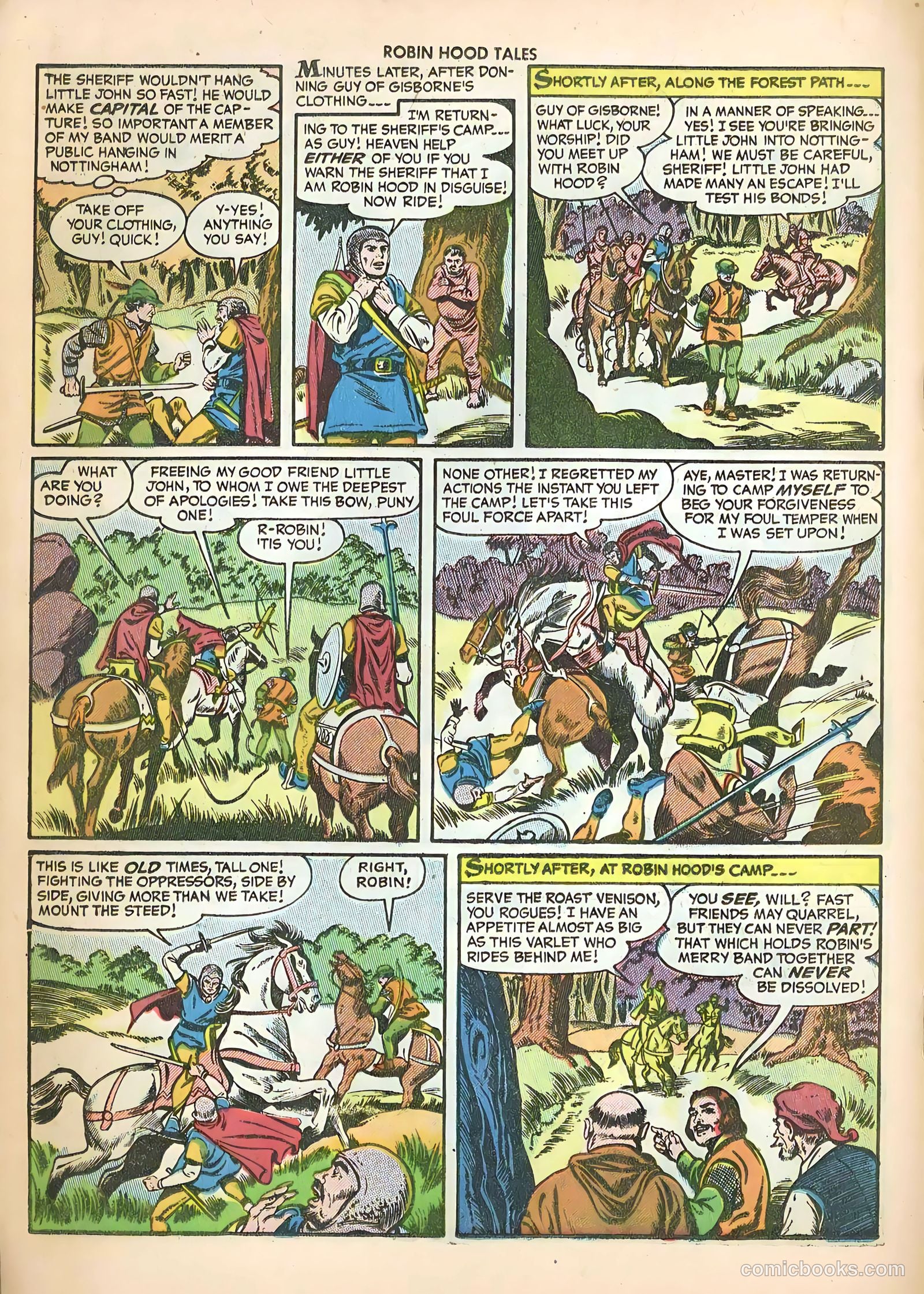Robin Hood Tales #4 (1956) — page 18 of 36