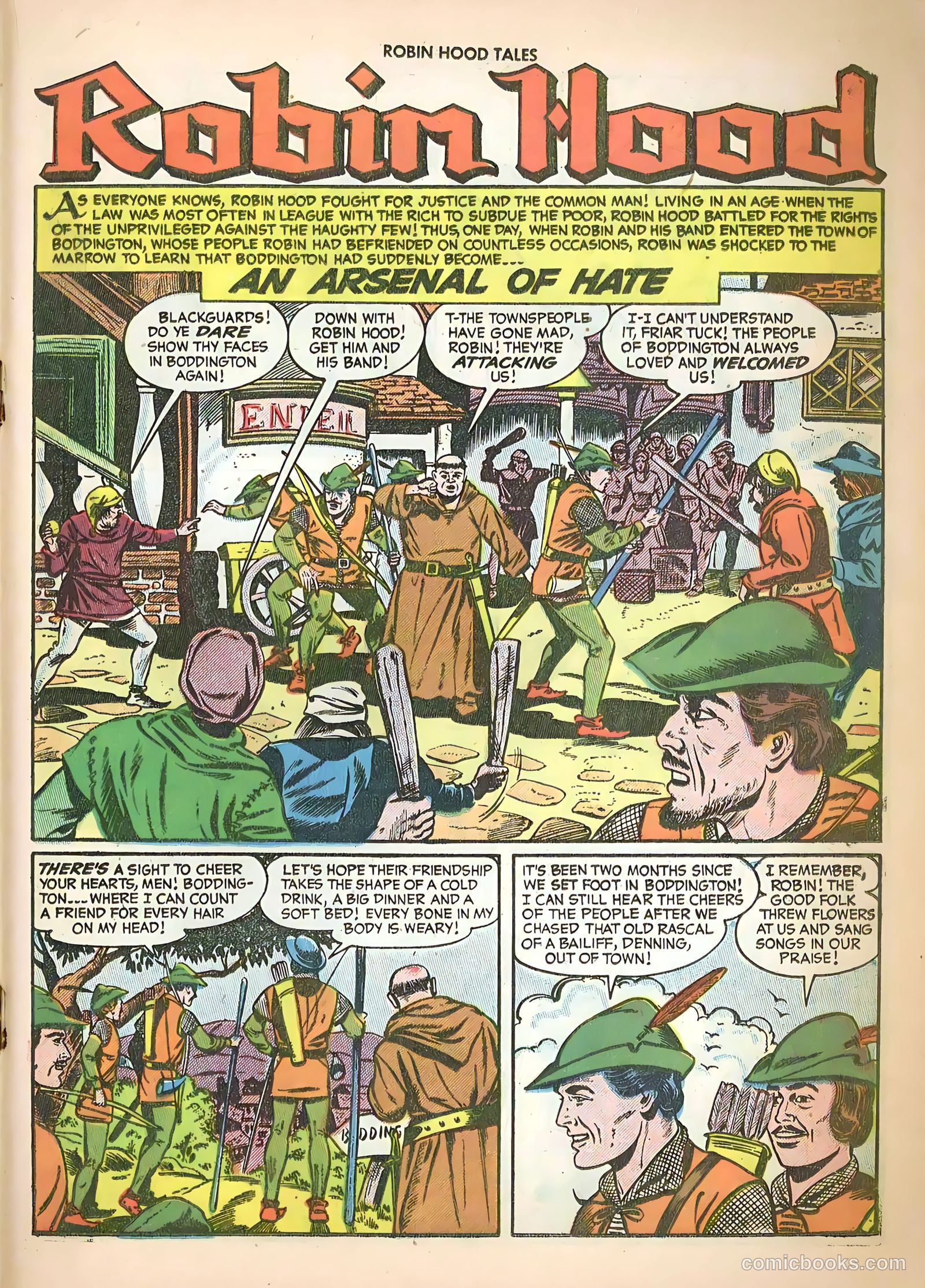 Robin Hood Tales #4 (1956) — page 19 of 36