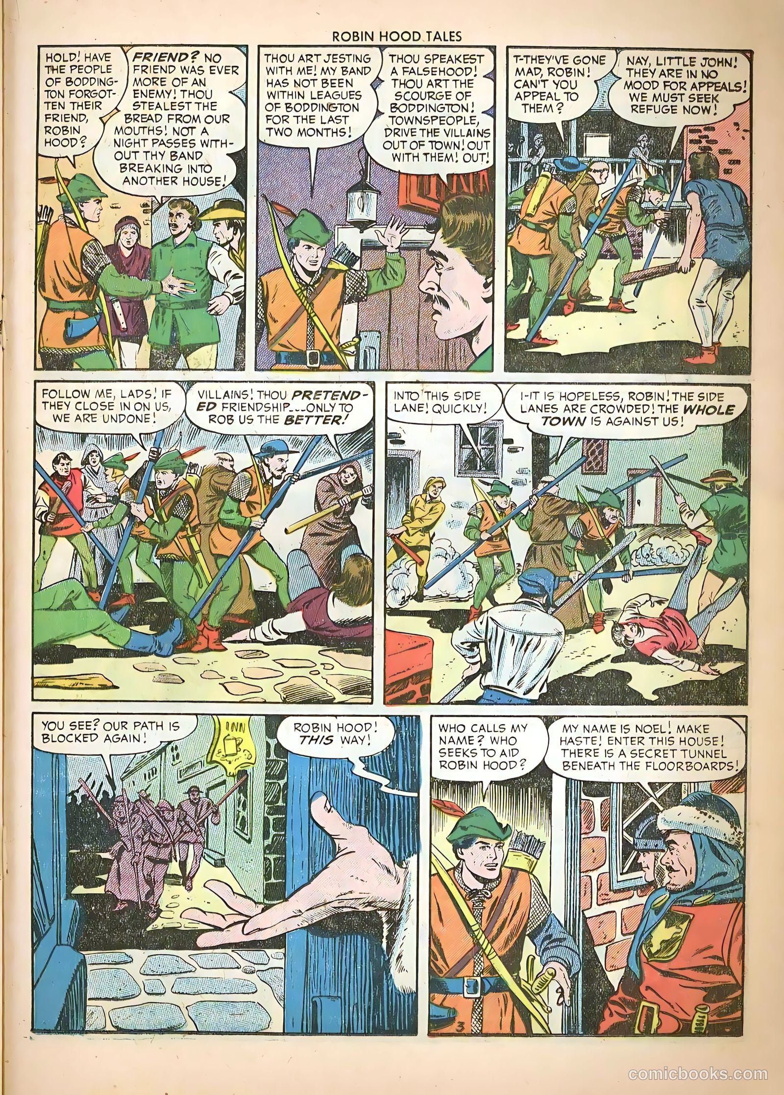 Robin Hood Tales #4 (1956) — page 21 of 36