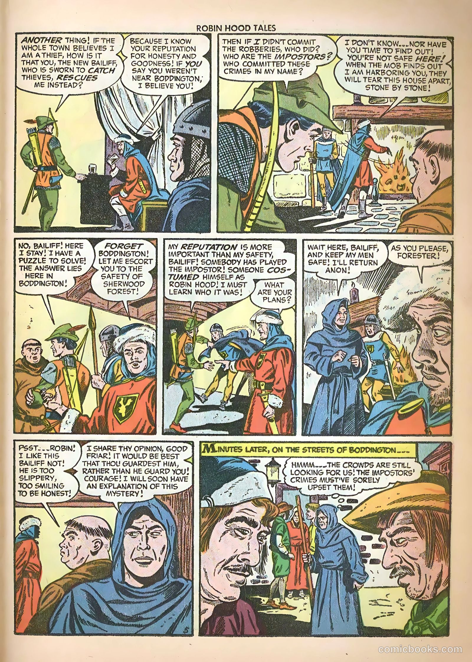 Robin Hood Tales #4 (1956) — page 23 of 36