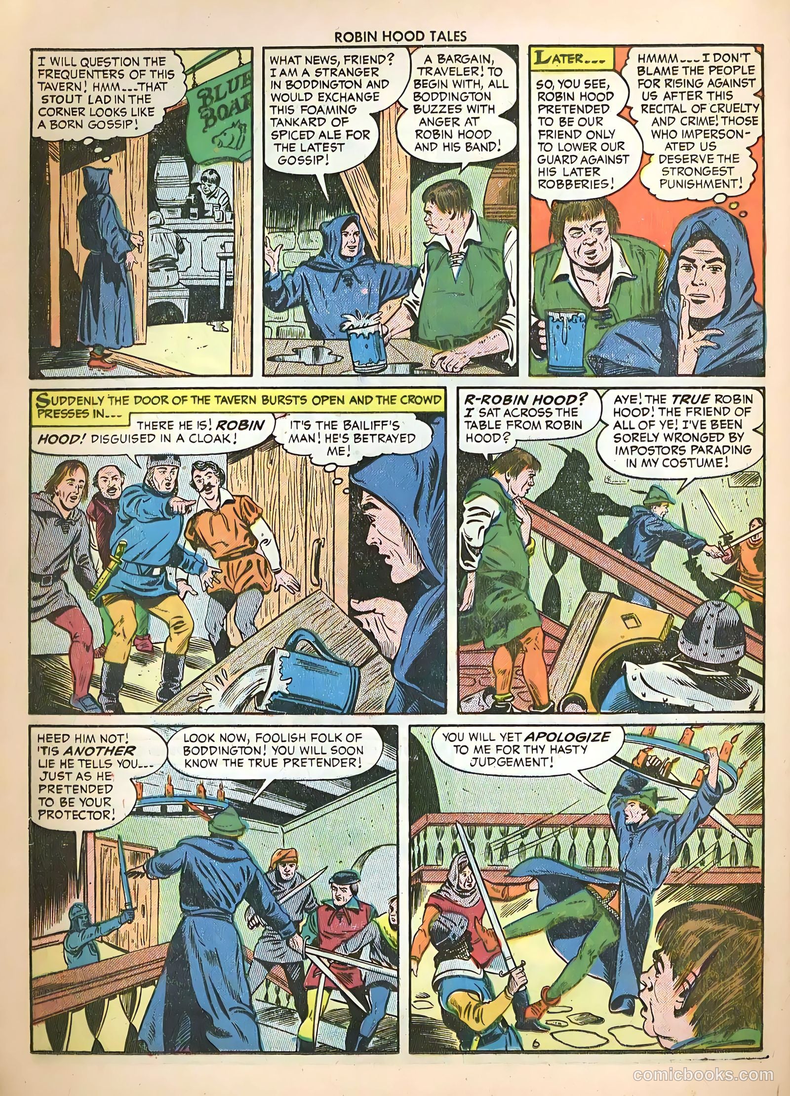 Robin Hood Tales #4 (1956) — page 24 of 36