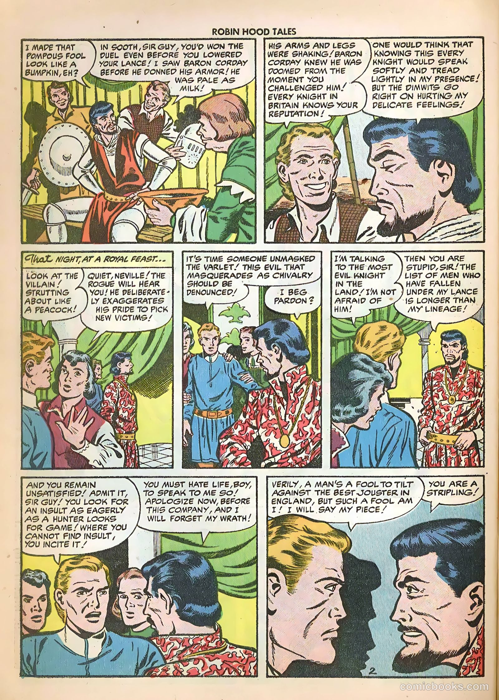 Robin Hood Tales #4 (1956) — page 30 of 36