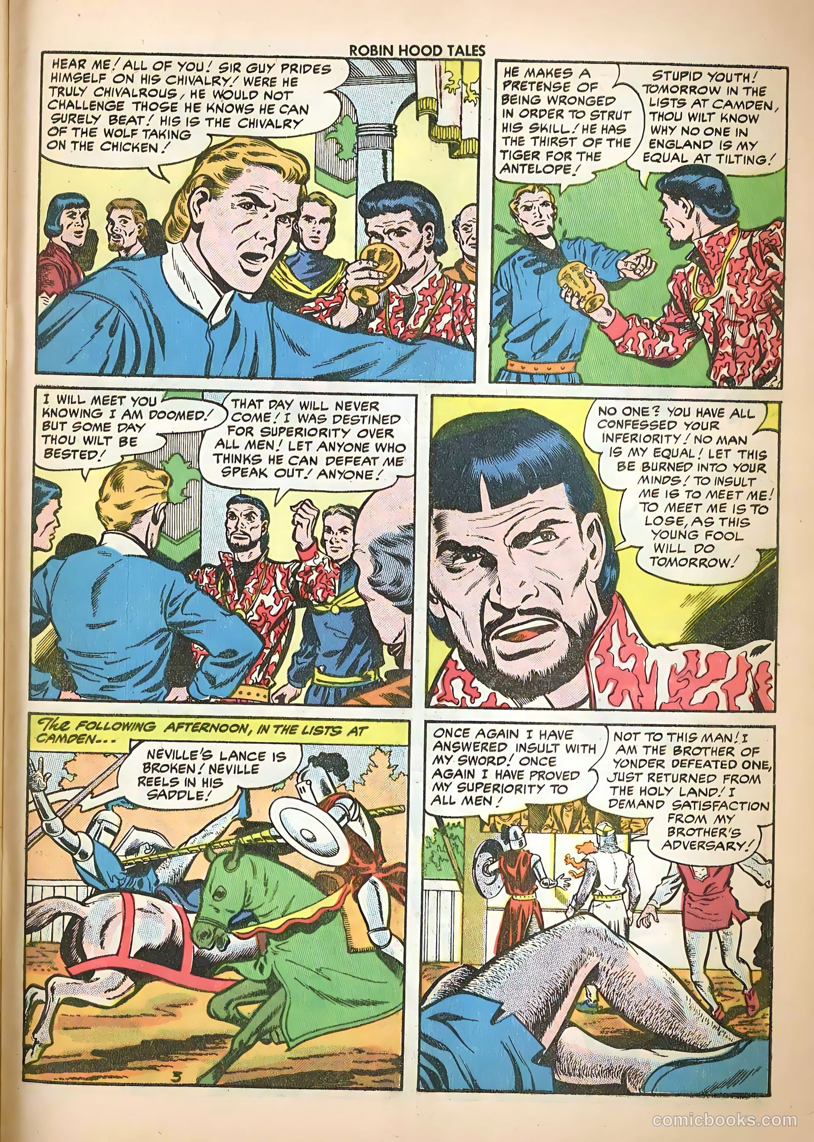 Robin Hood Tales #4 (1956) — page 31 of 36