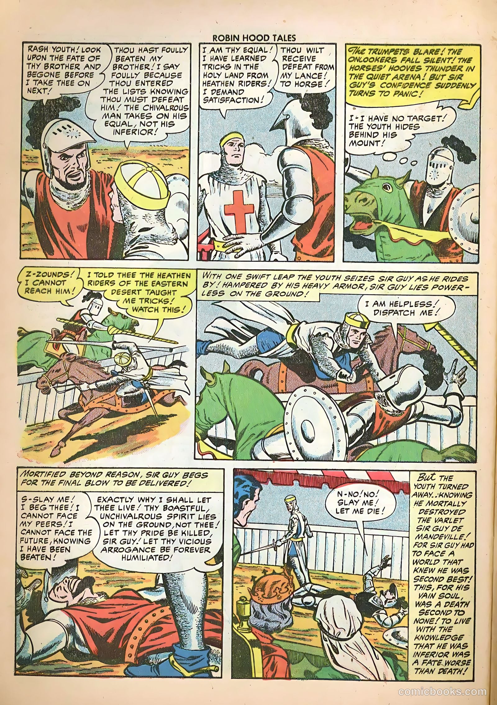 Robin Hood Tales #4 (1956) — page 32 of 36