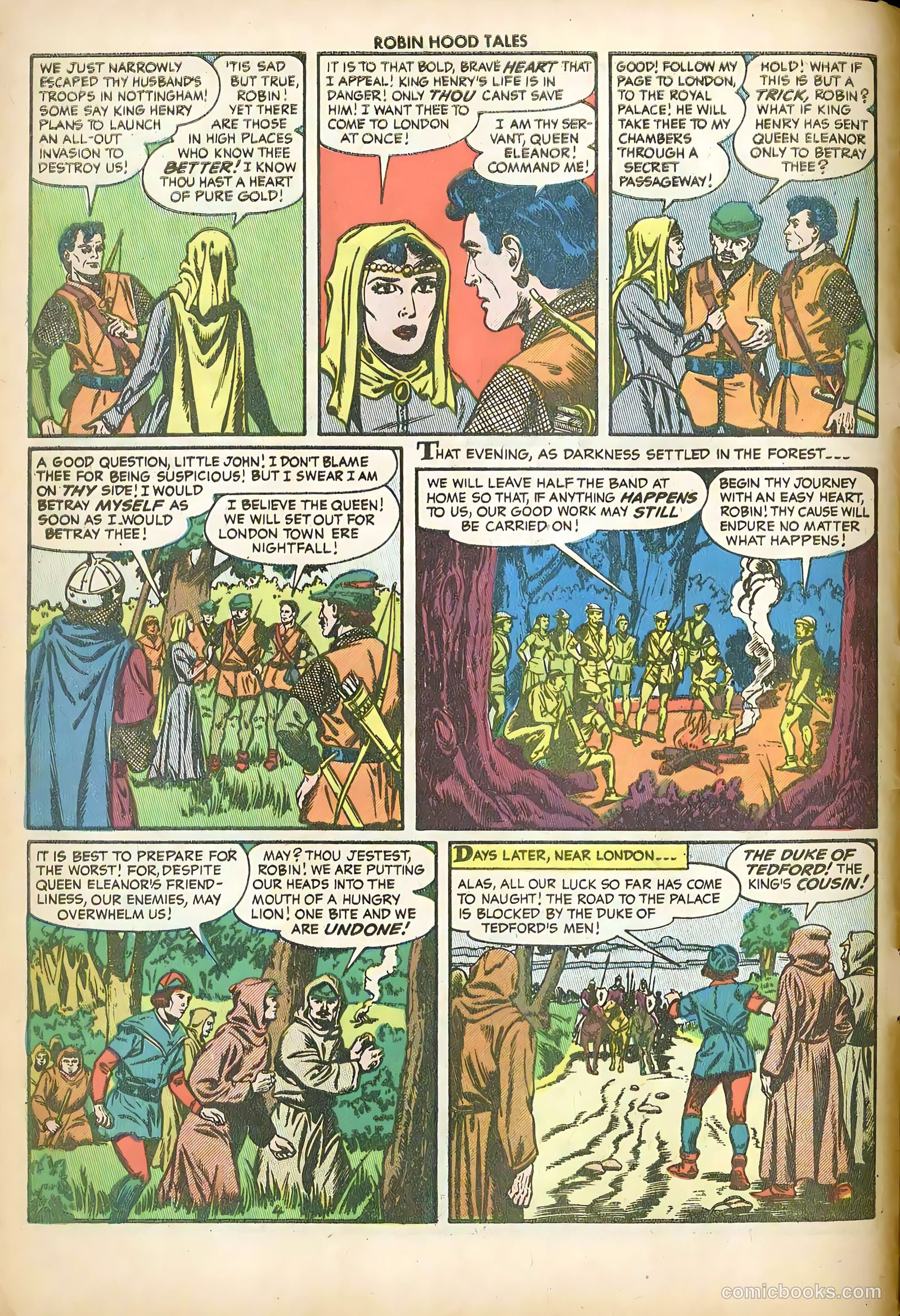 Robin Hood Tales #5 (1956) — page 6 of 36