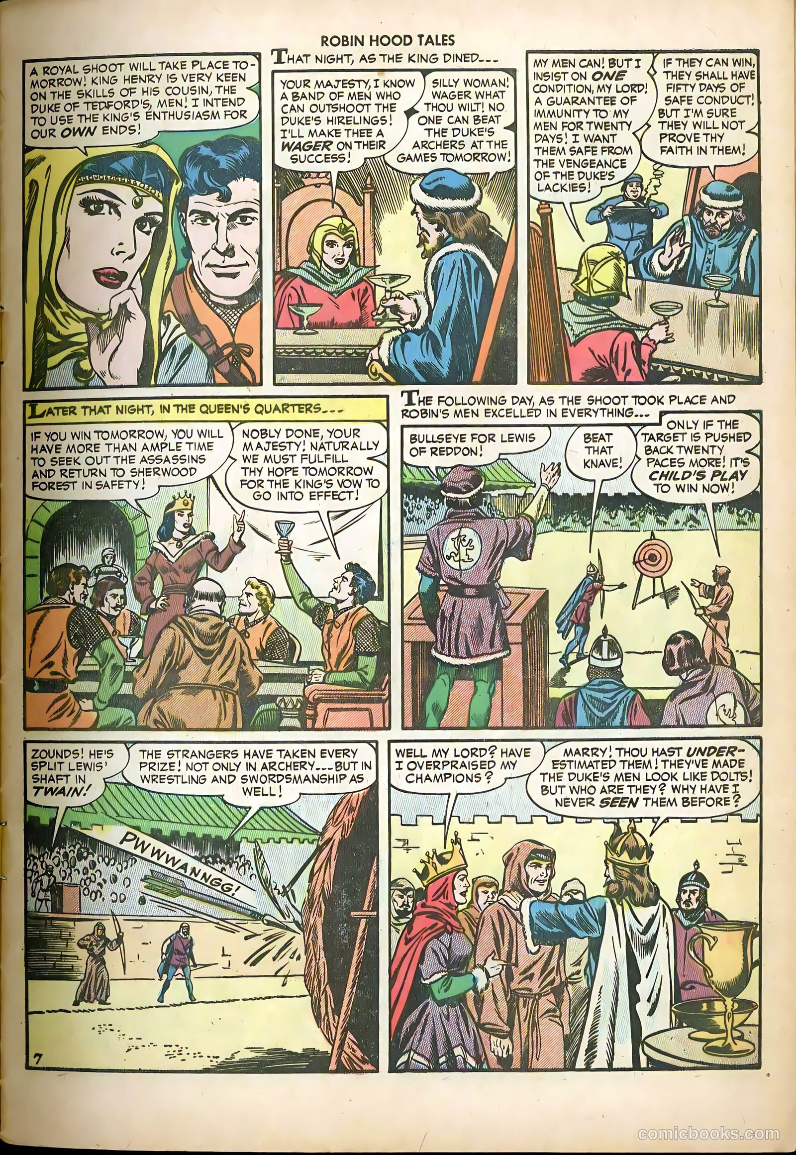 Robin Hood Tales #5 (1956) — page 9 of 36