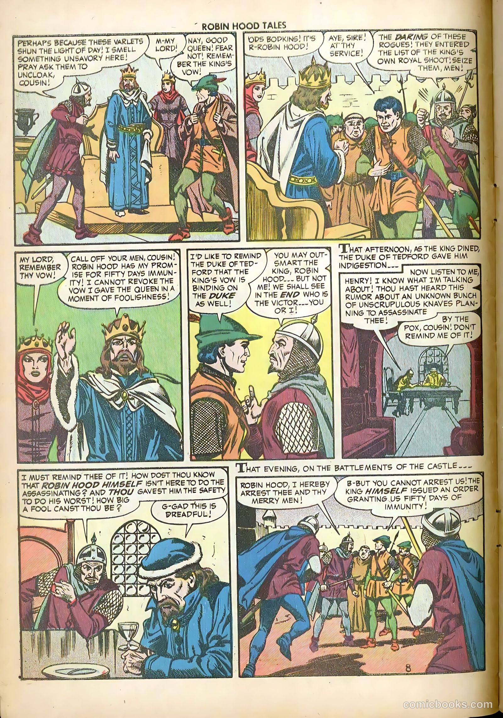 Robin Hood Tales #5 (1956) — page 10 of 36