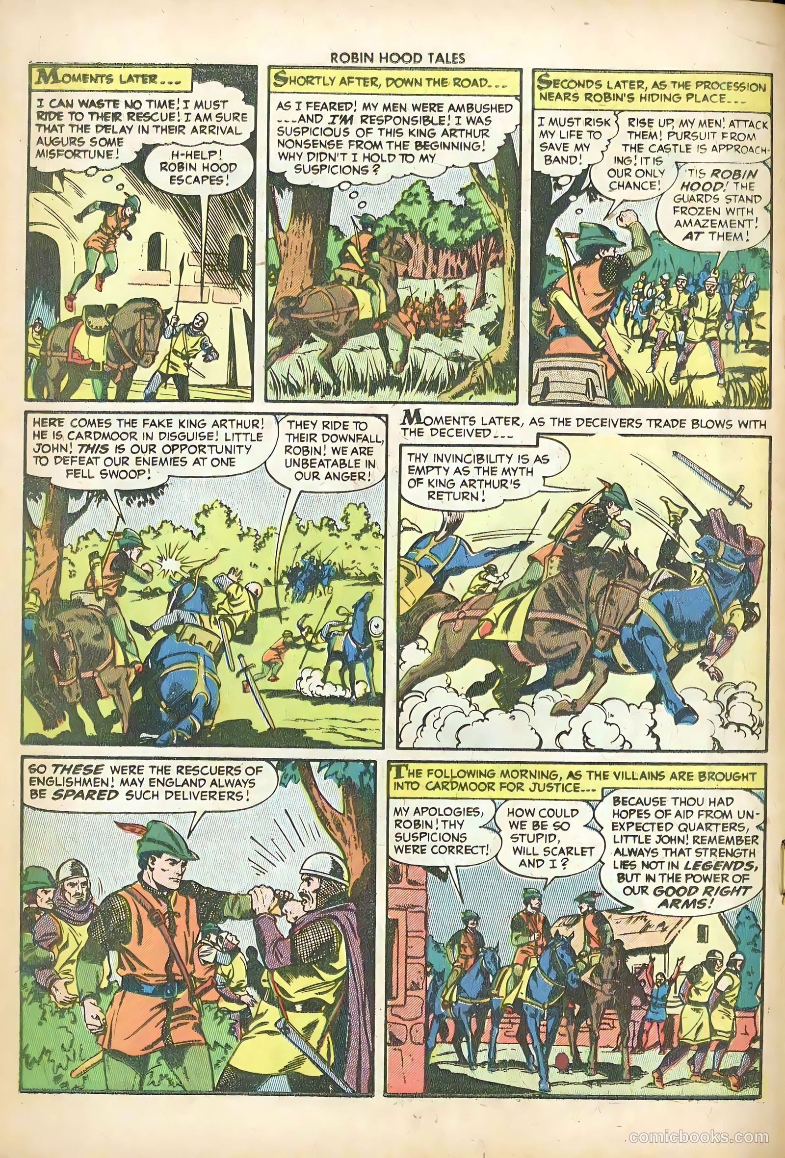 Robin Hood Tales #5 (1956) — page 18 of 36