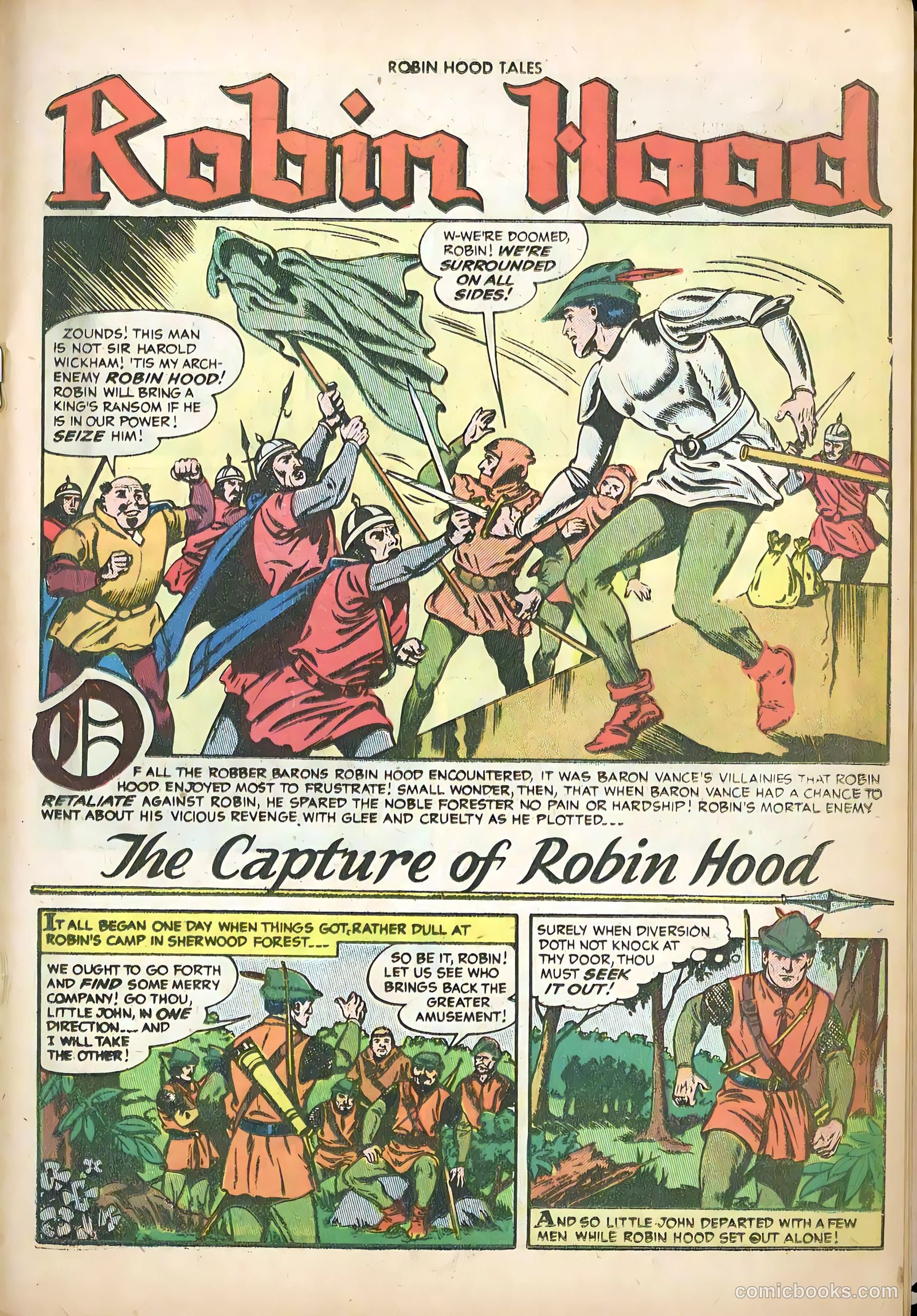 Robin Hood Tales #5 (1956) — page 19 of 36
