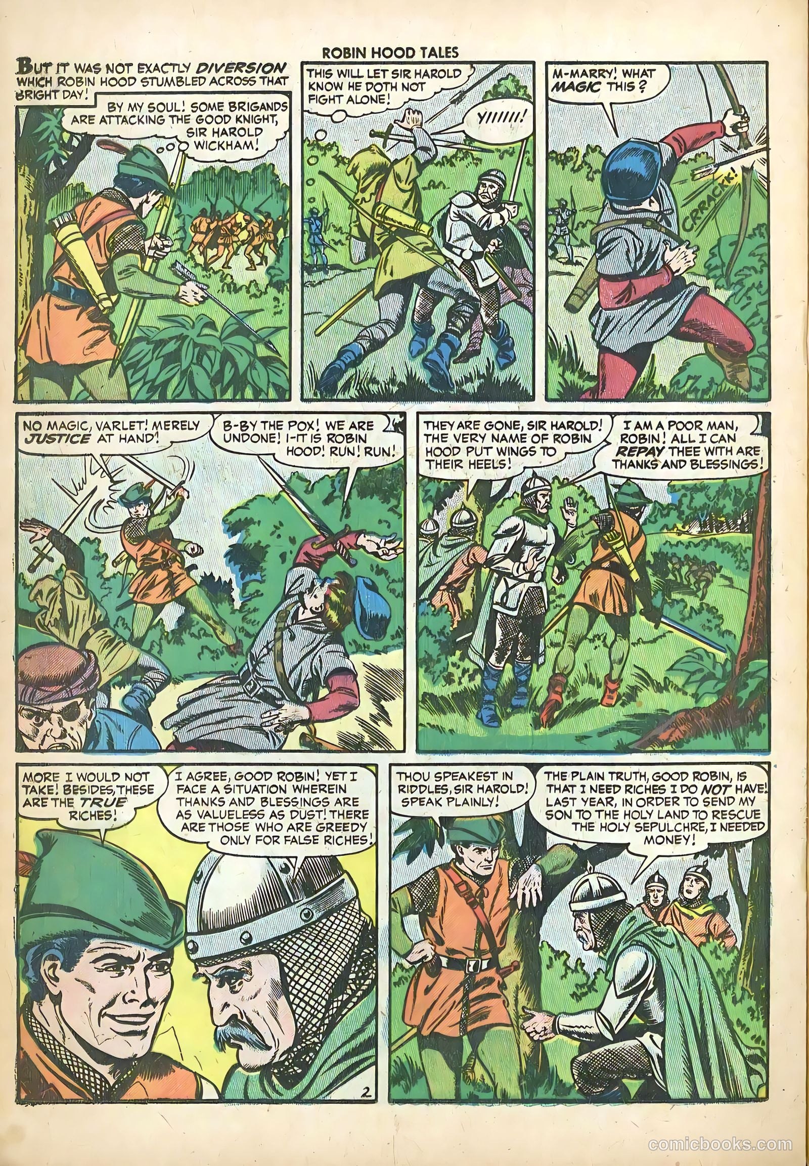 Robin Hood Tales #5 (1956) — page 20 of 36