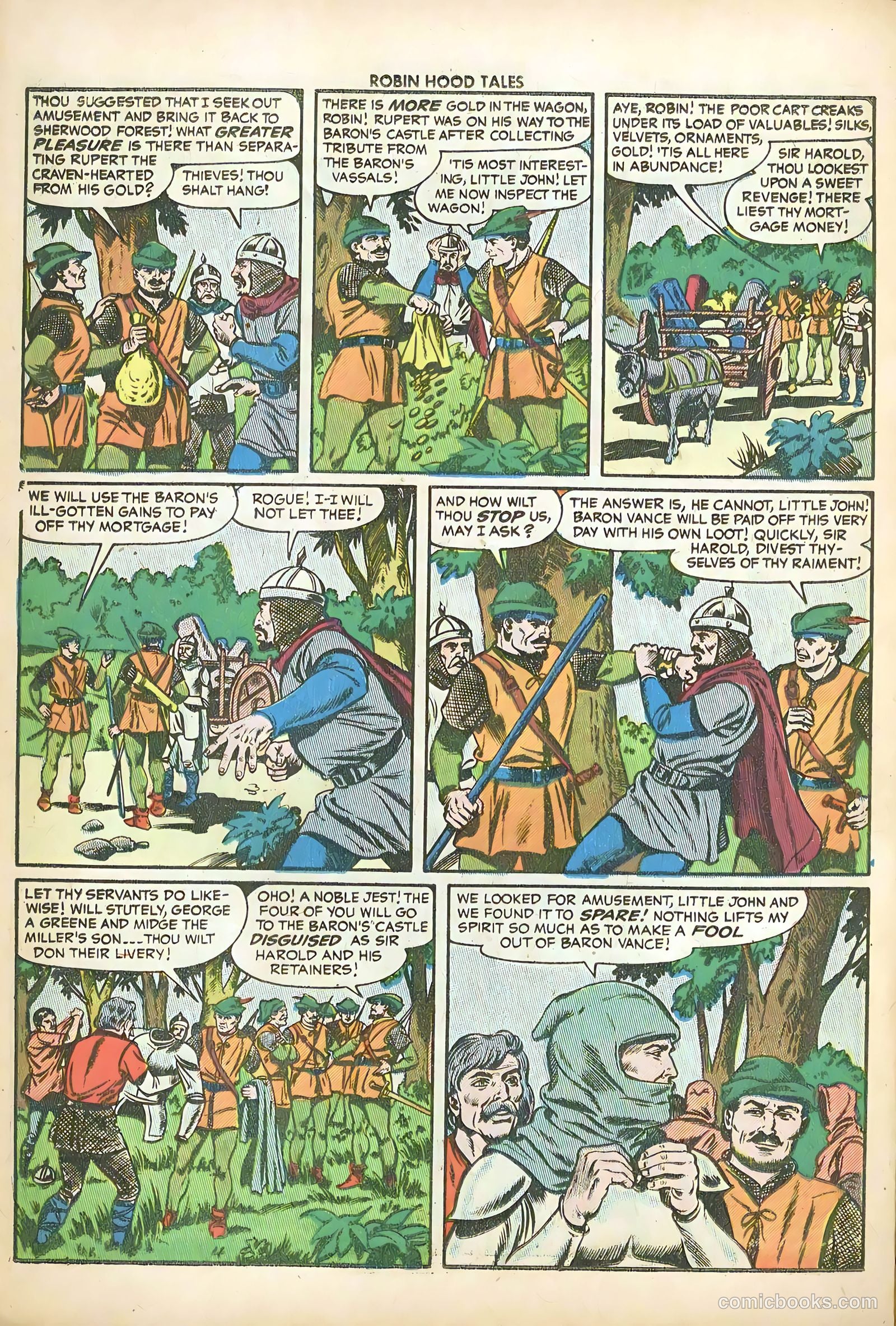 Robin Hood Tales #5 (1956) — page 22 of 36