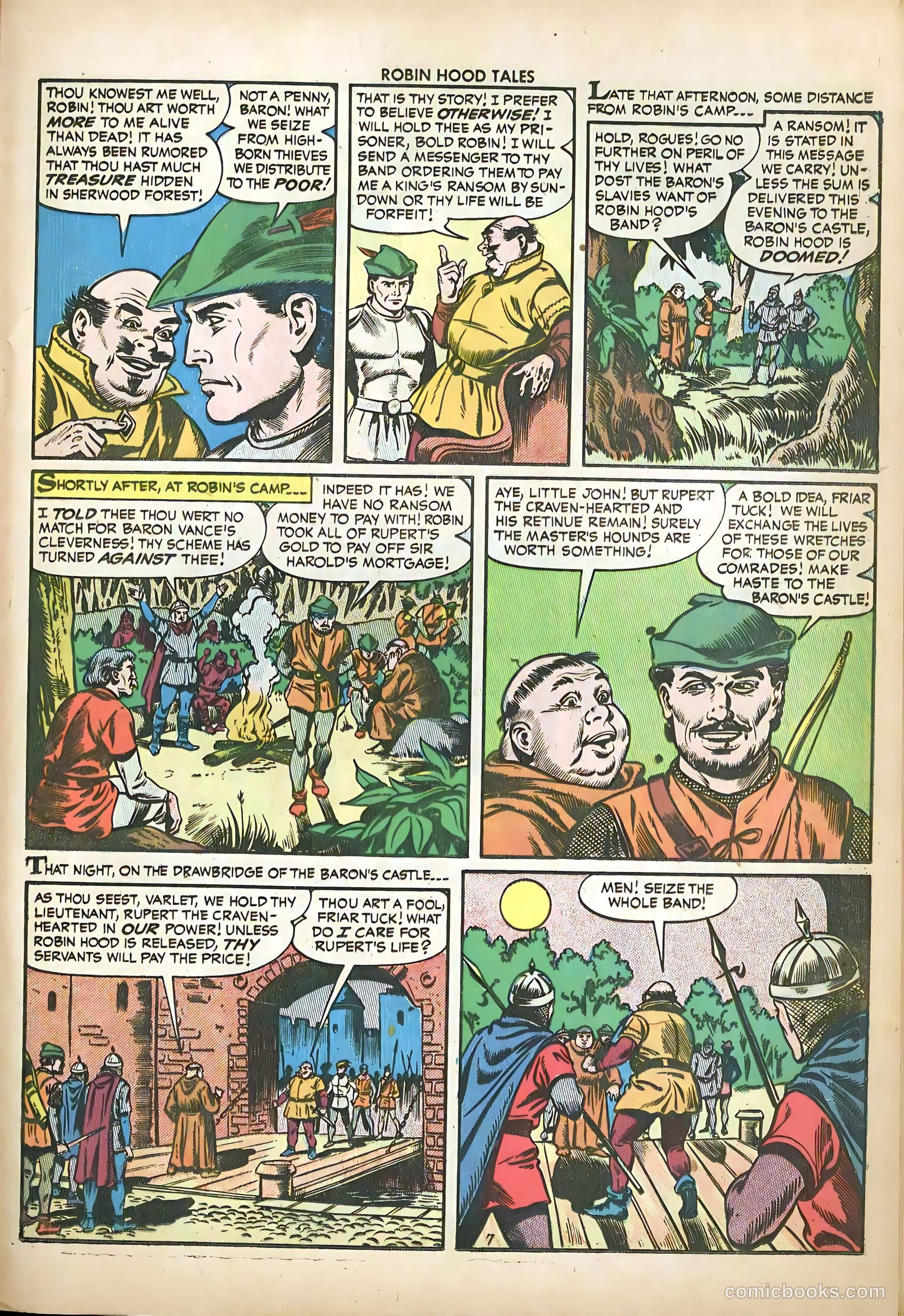 Robin Hood Tales #5 (1956) — page 25 of 36