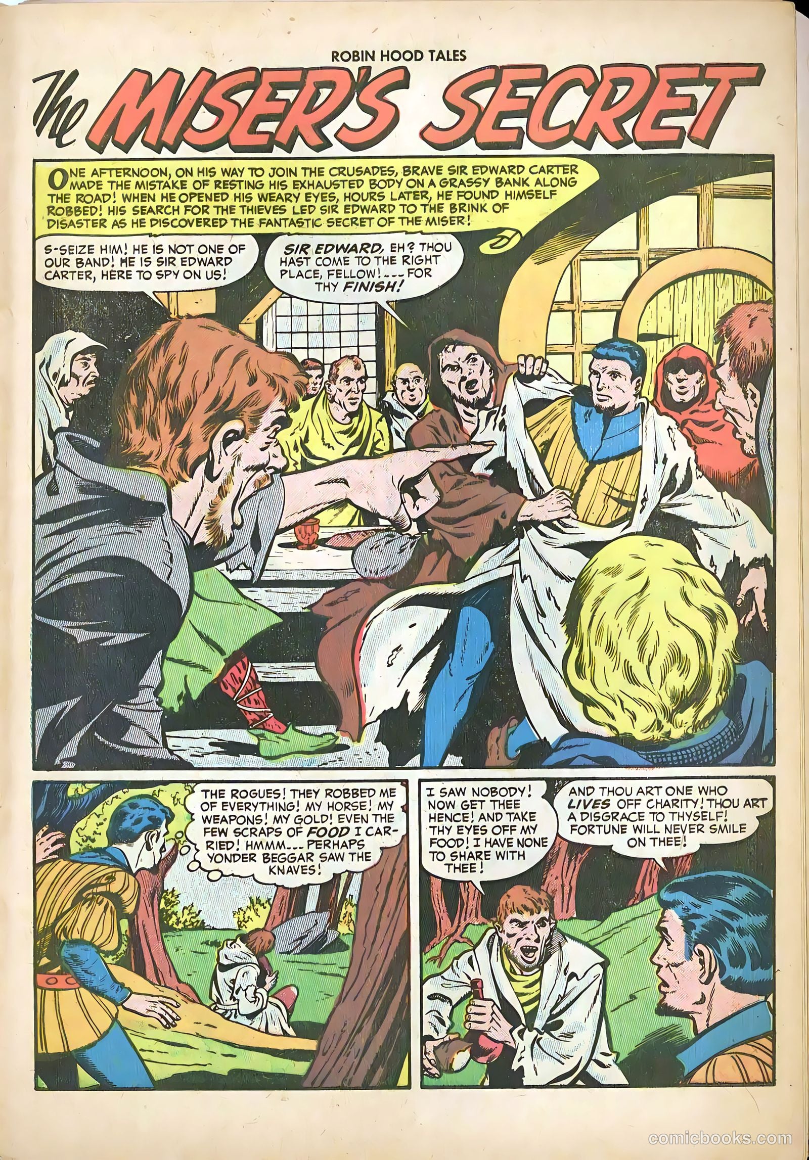 Robin Hood Tales #5 (1956) — page 29 of 36
