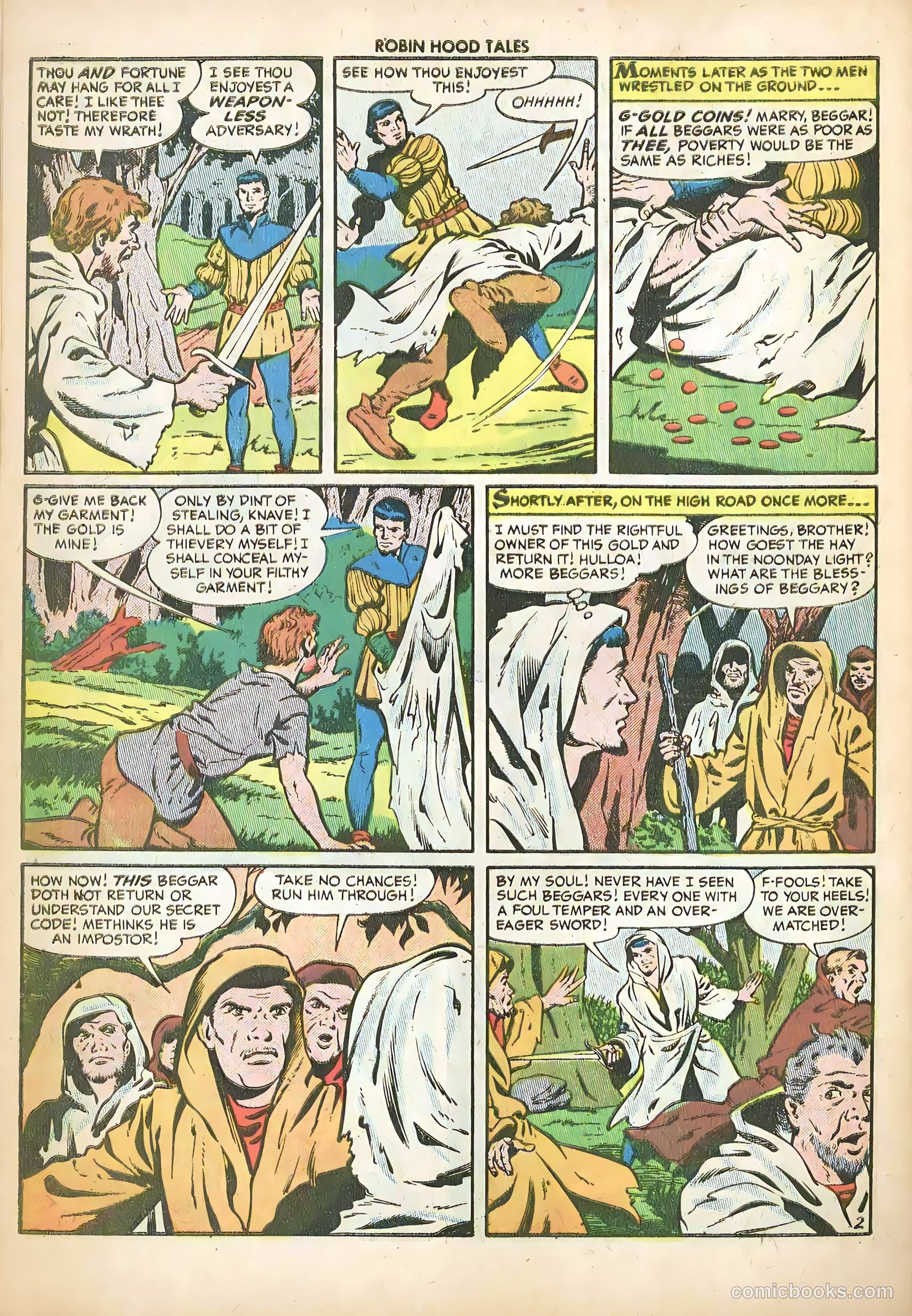 Robin Hood Tales #5 (1956) — page 30 of 36