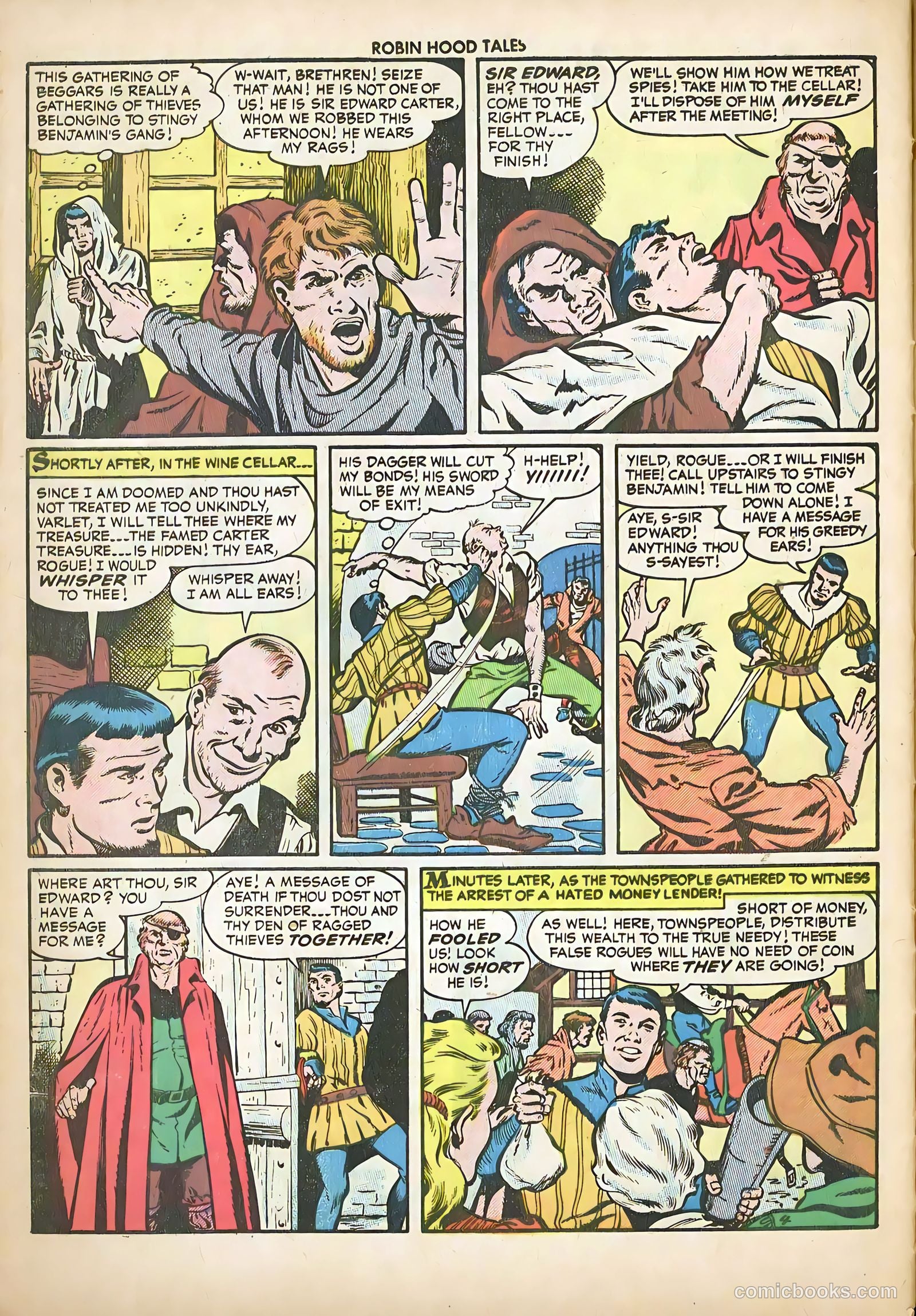Robin Hood Tales #5 (1956) — page 32 of 36