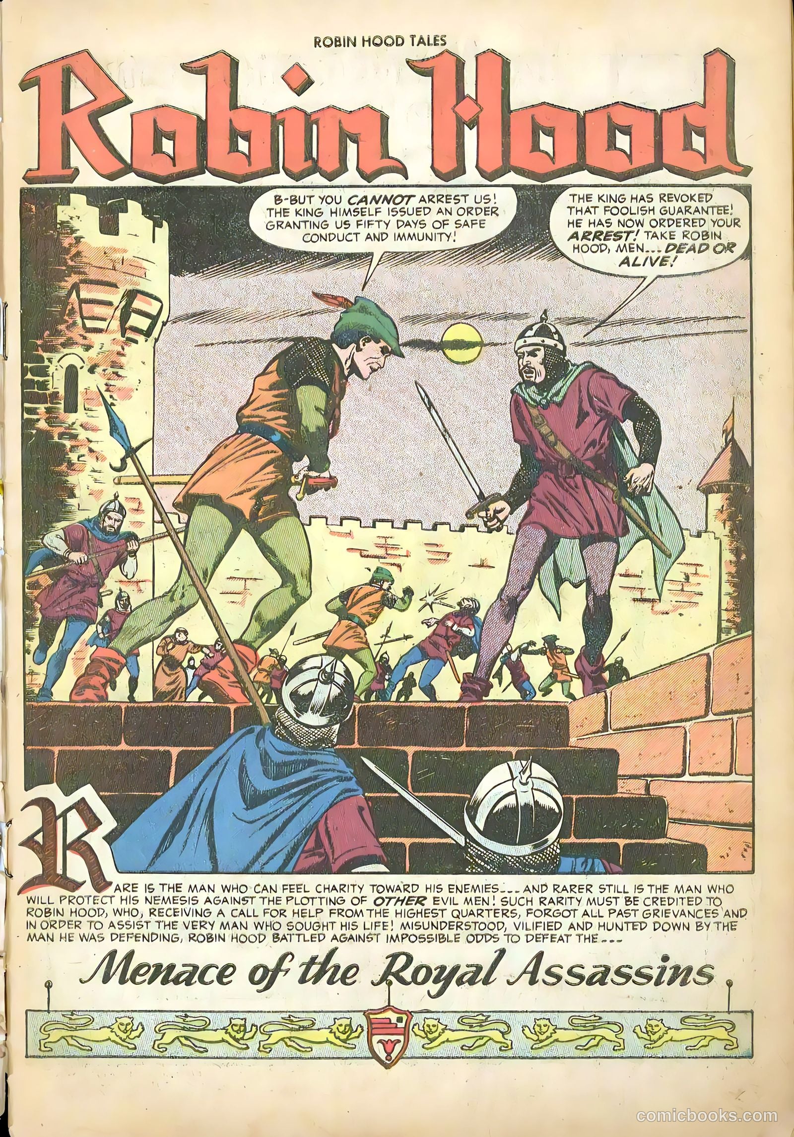 Robin Hood Tales #5 (1956) — page 3 of 36