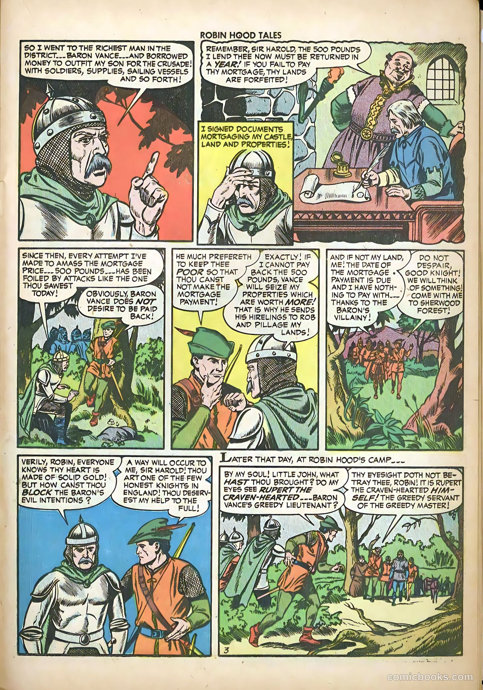 Robin Hood Tales #5 (1956) — page 21 of 36