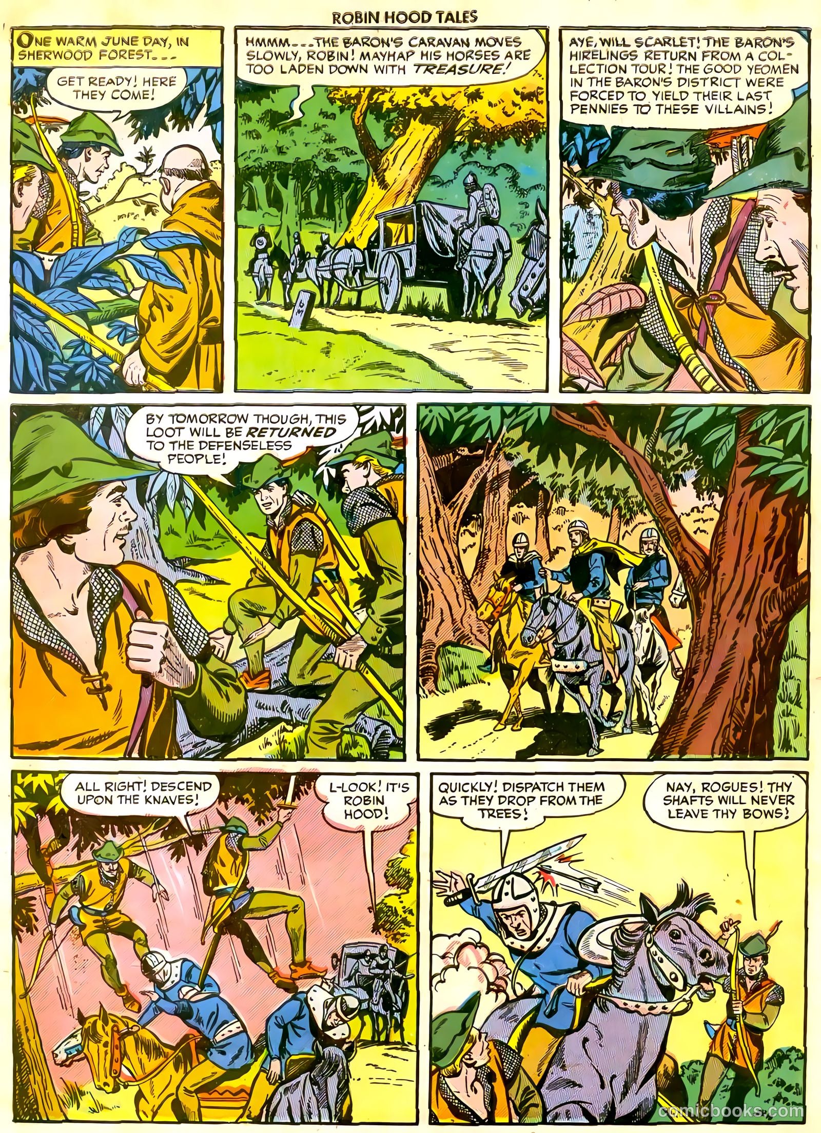 Robin Hood Tales #6 (1956) — page 4 of 36