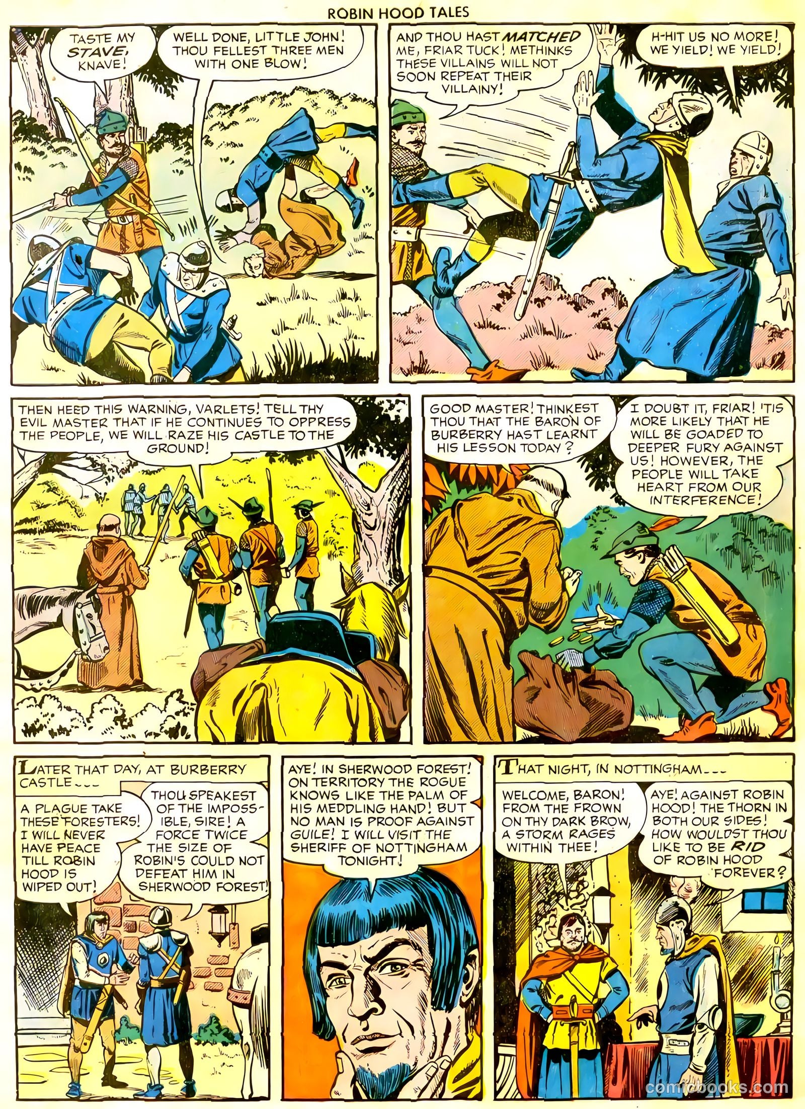Robin Hood Tales #6 (1956) — page 5 of 36
