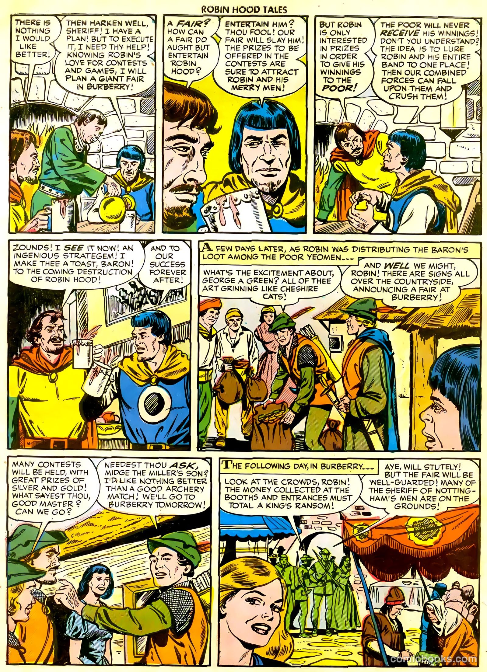 Robin Hood Tales #6 (1956) — page 6 of 36
