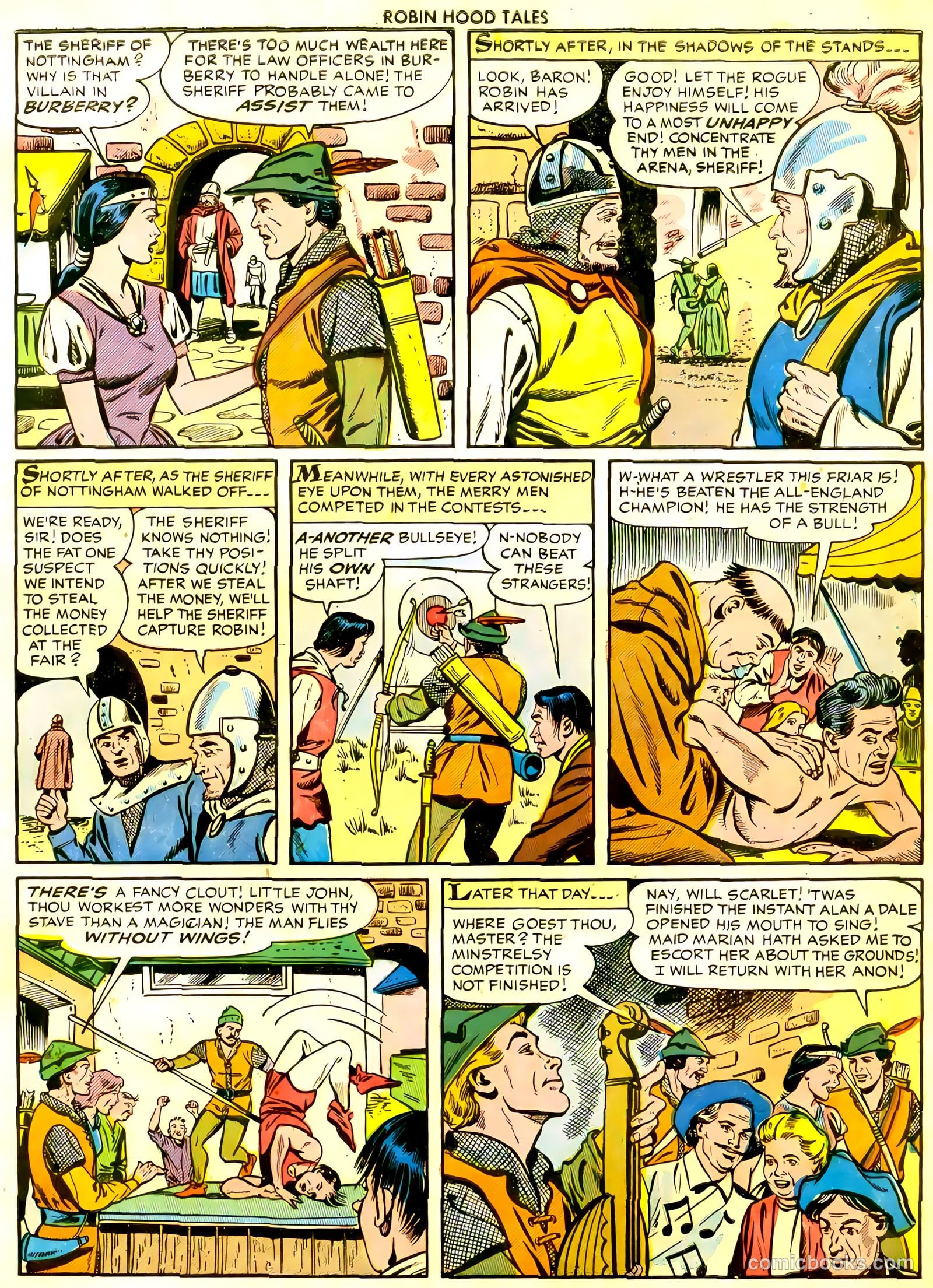 Robin Hood Tales #6 (1956) — page 7 of 36