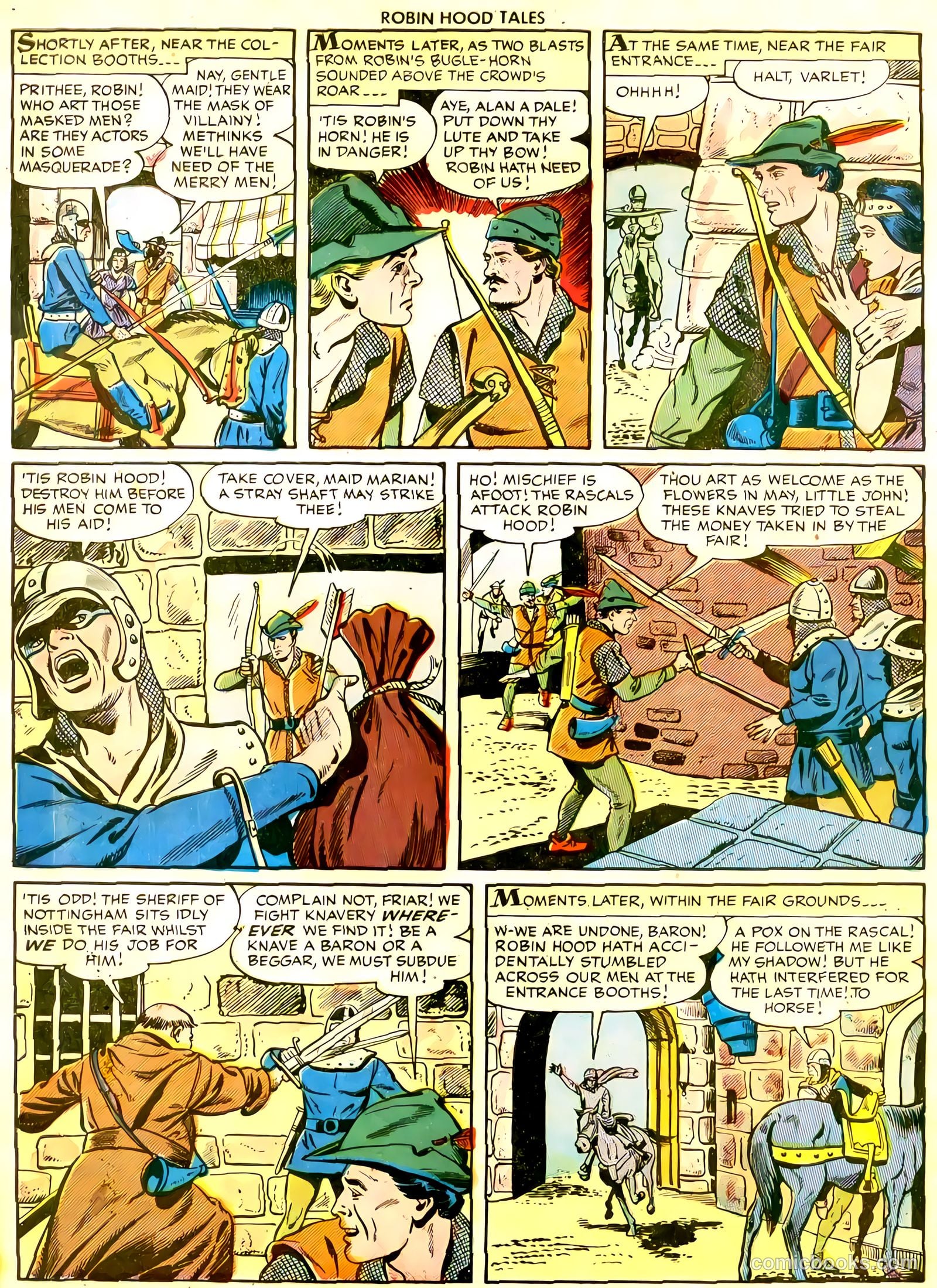 Robin Hood Tales #6 (1956) — page 8 of 36