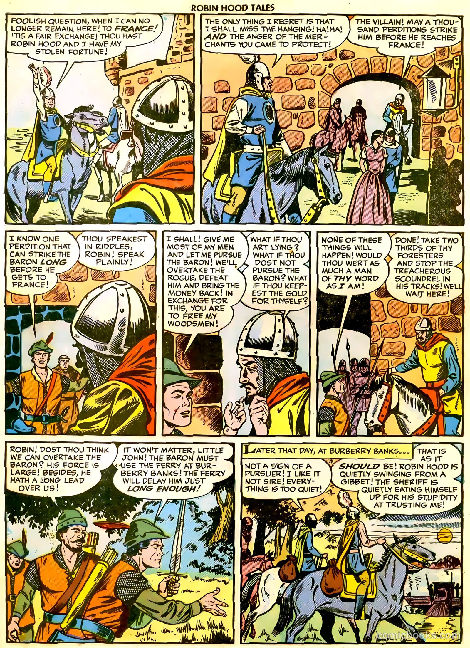 Robin Hood Tales #6 (1956) — page 10 of 36