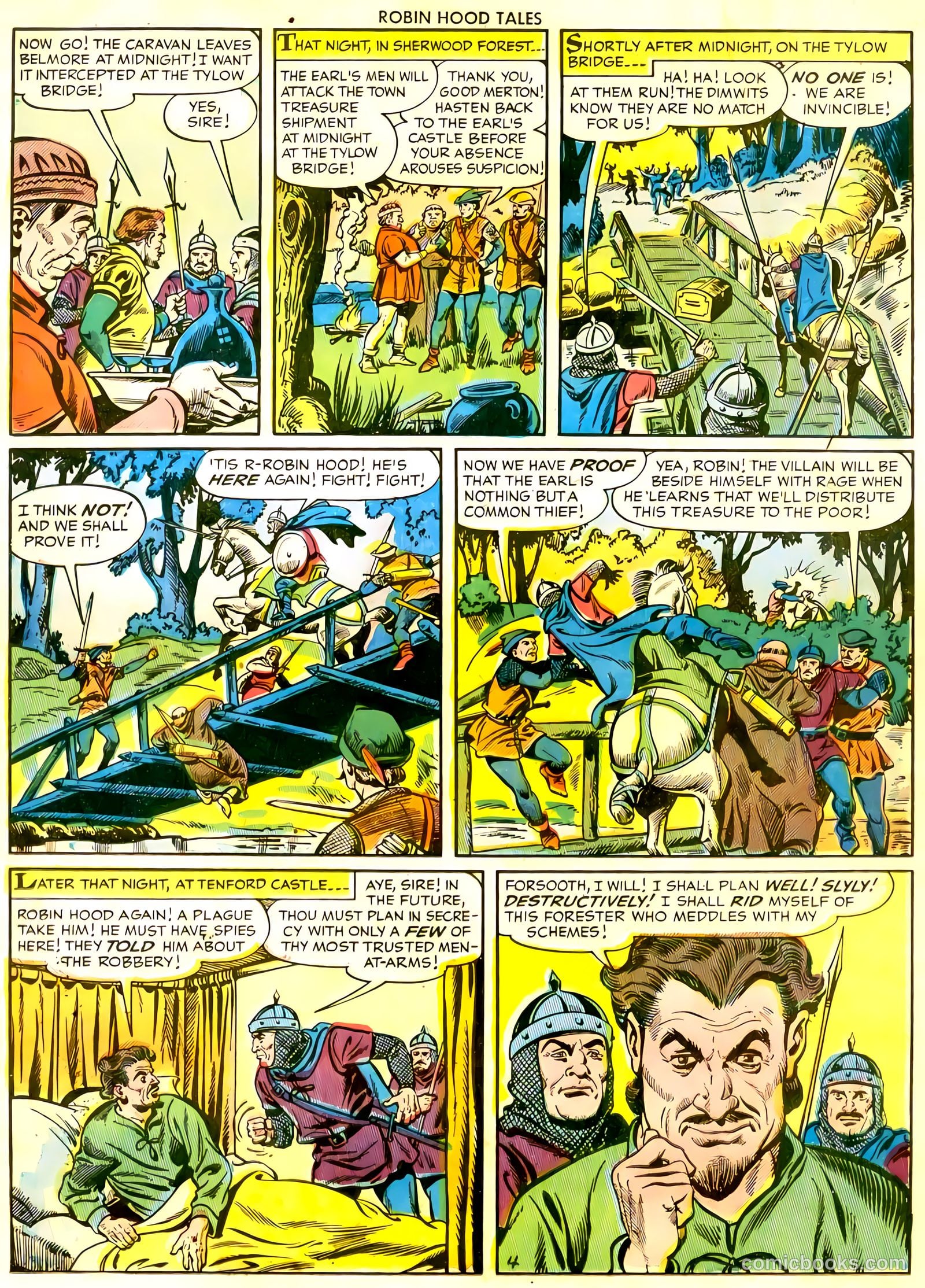 Robin Hood Tales #6 (1956) — page 16 of 36
