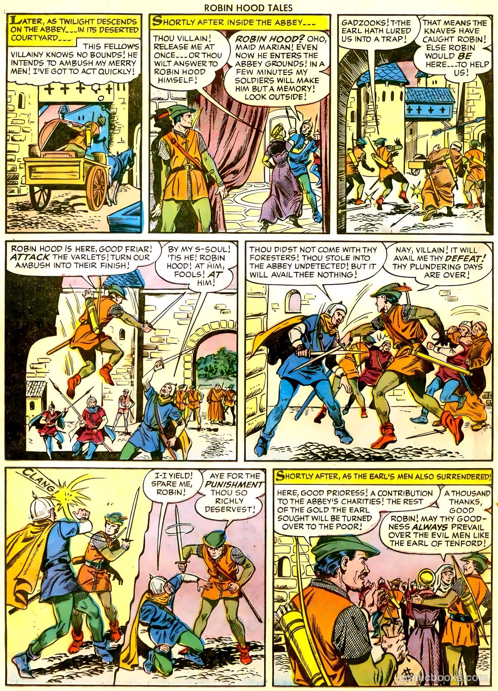 Robin Hood Tales #6 (1956) — page 18 of 36