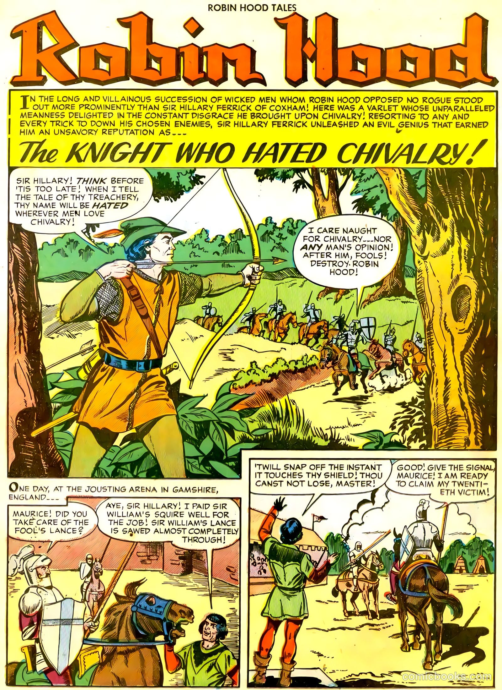 Robin Hood Tales #6 (1956) — page 19 of 36