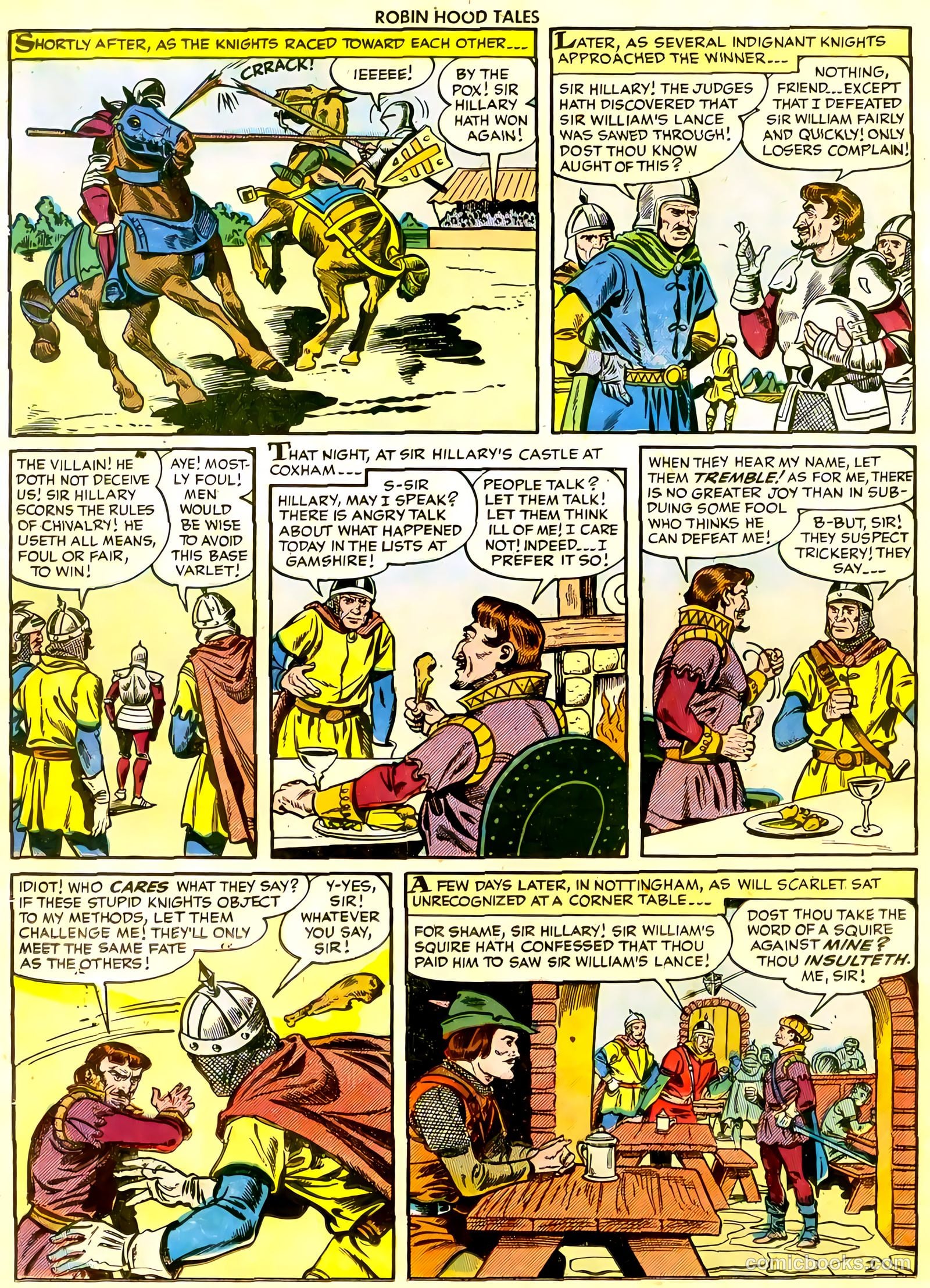 Robin Hood Tales #6 (1956) — page 20 of 36