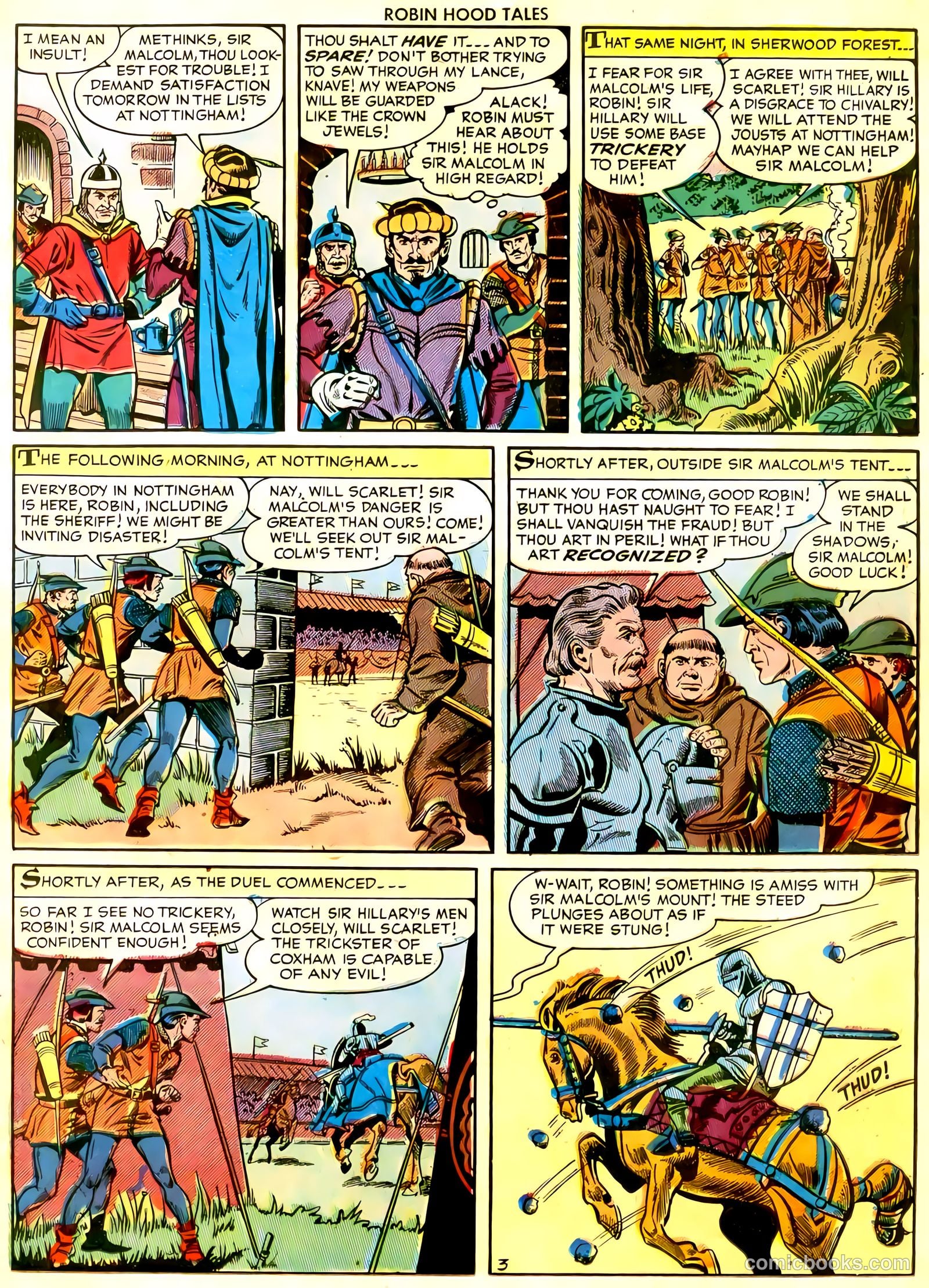 Robin Hood Tales #6 (1956) — page 21 of 36