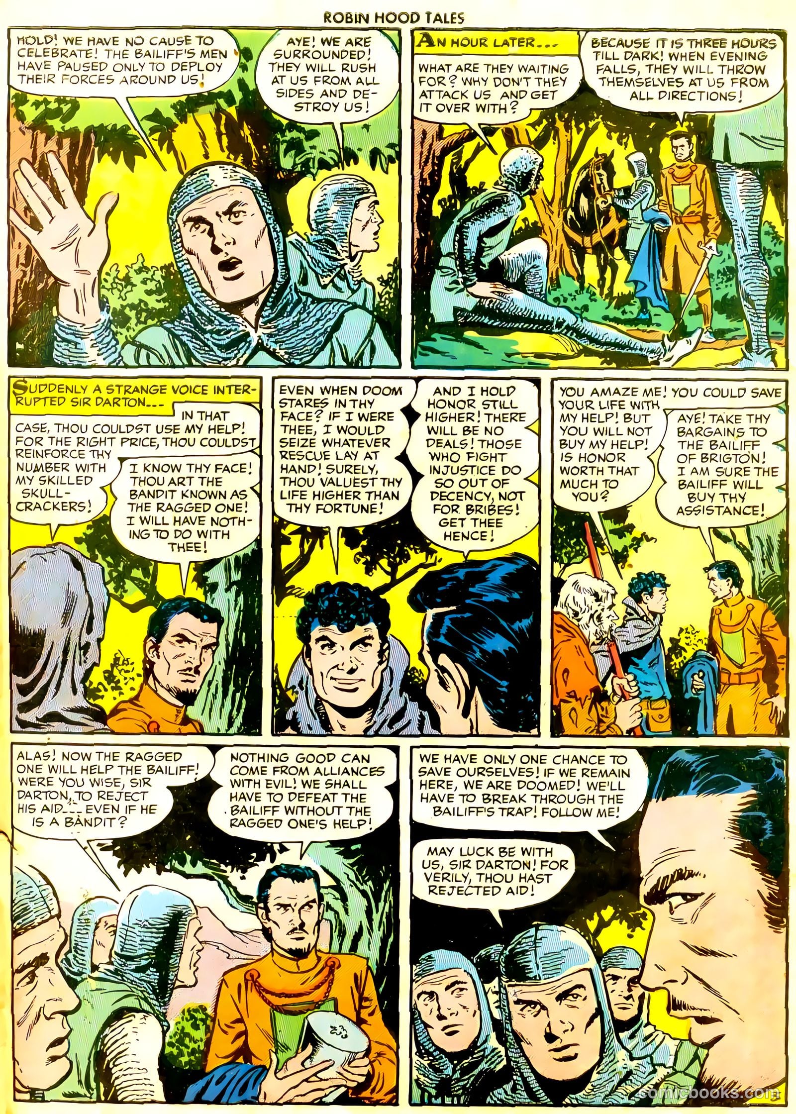 Robin Hood Tales #6 (1956) — page 31 of 36