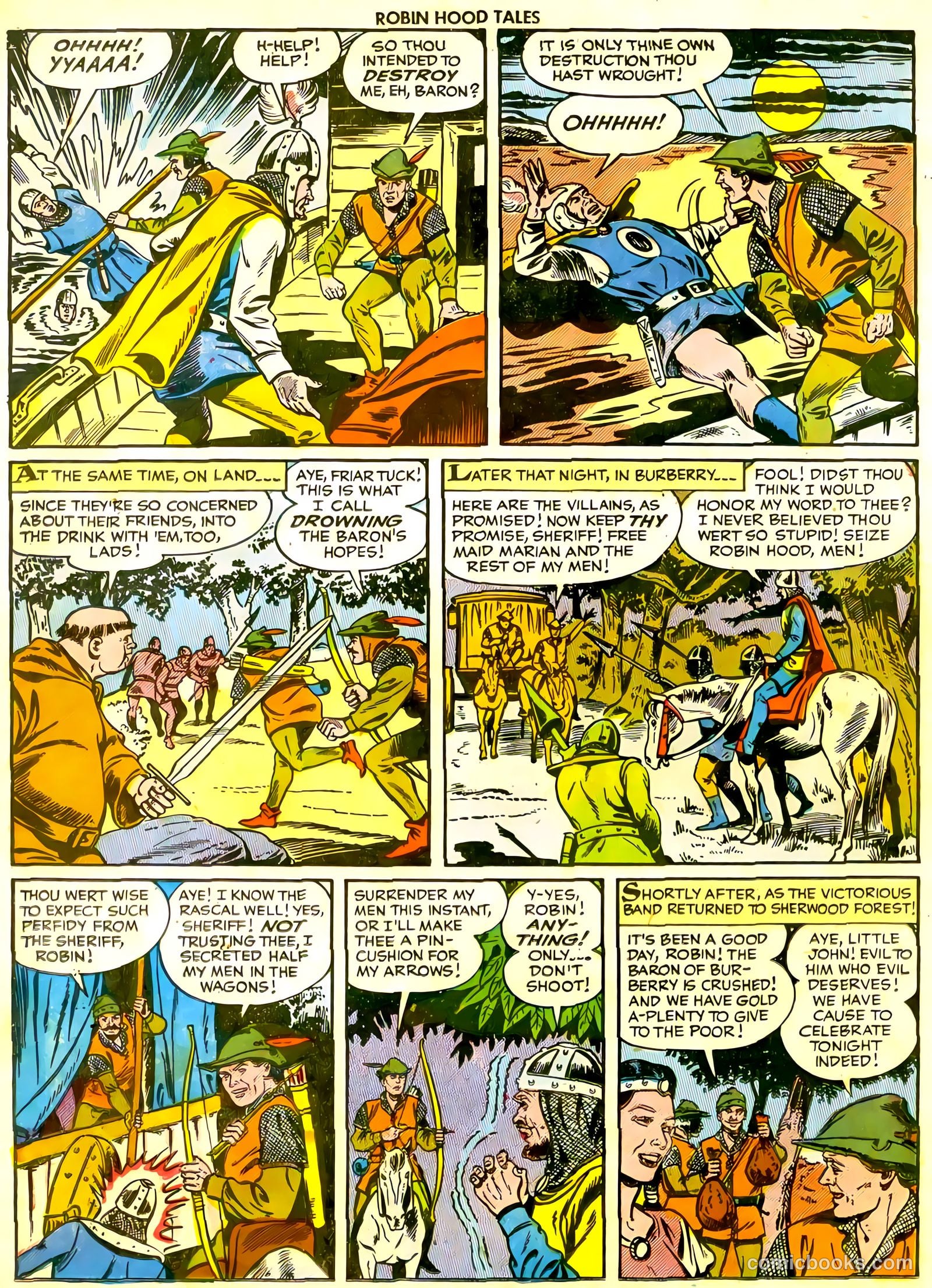 Robin Hood Tales #6 (1956) — page 12 of 36