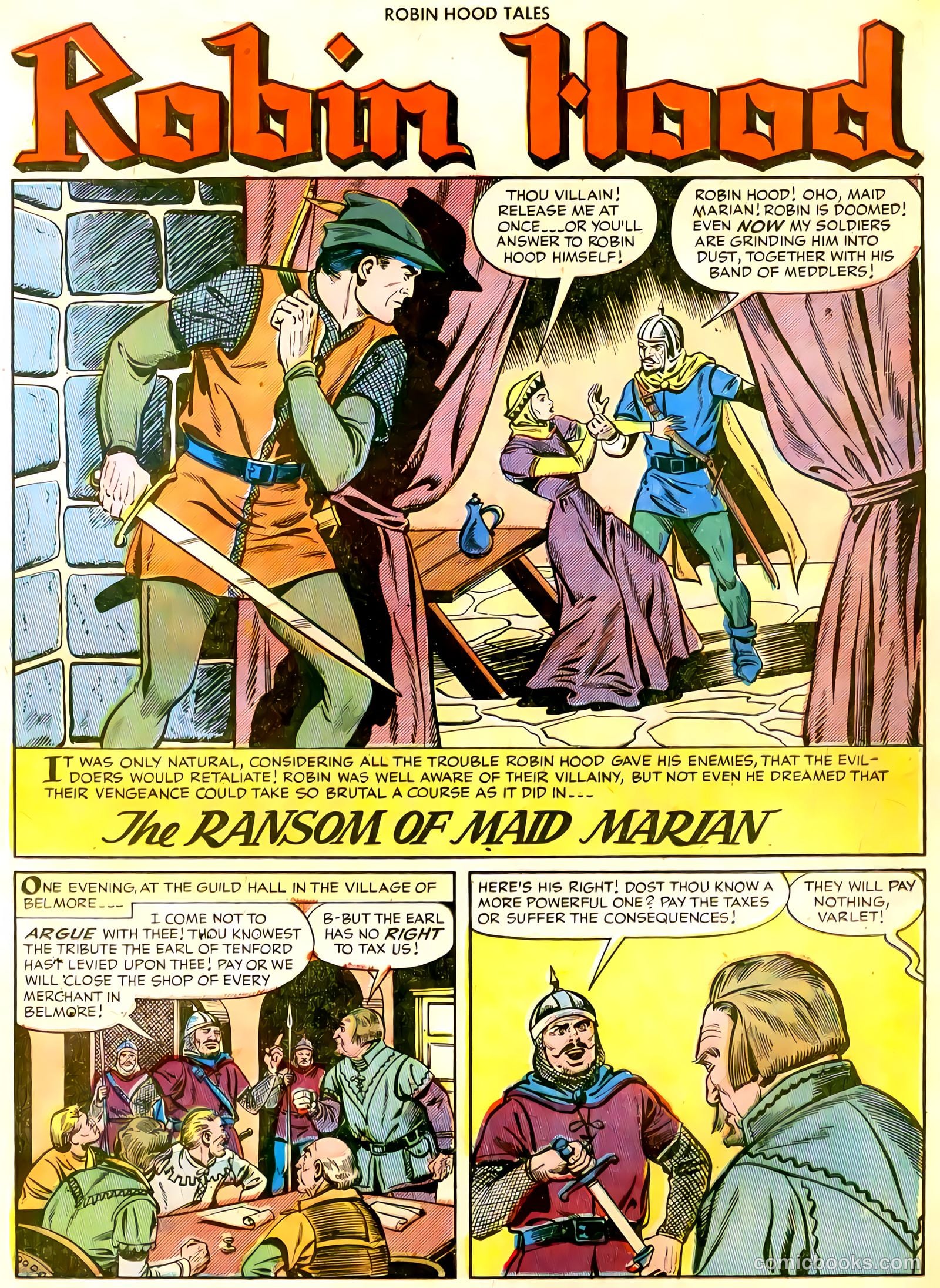 Robin Hood Tales #6 (1956) — page 13 of 36