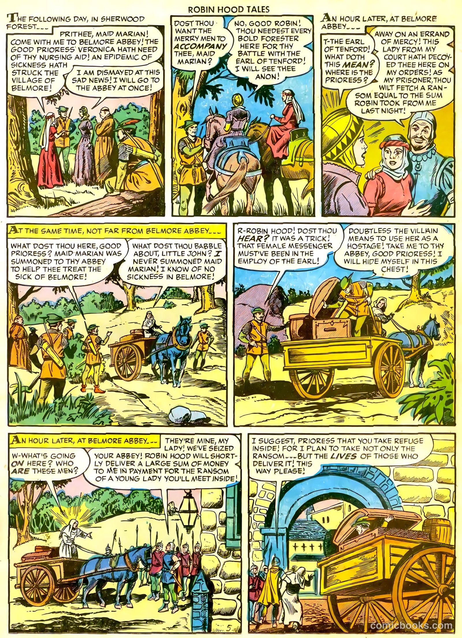 Robin Hood Tales #6 (1956) — page 17 of 36