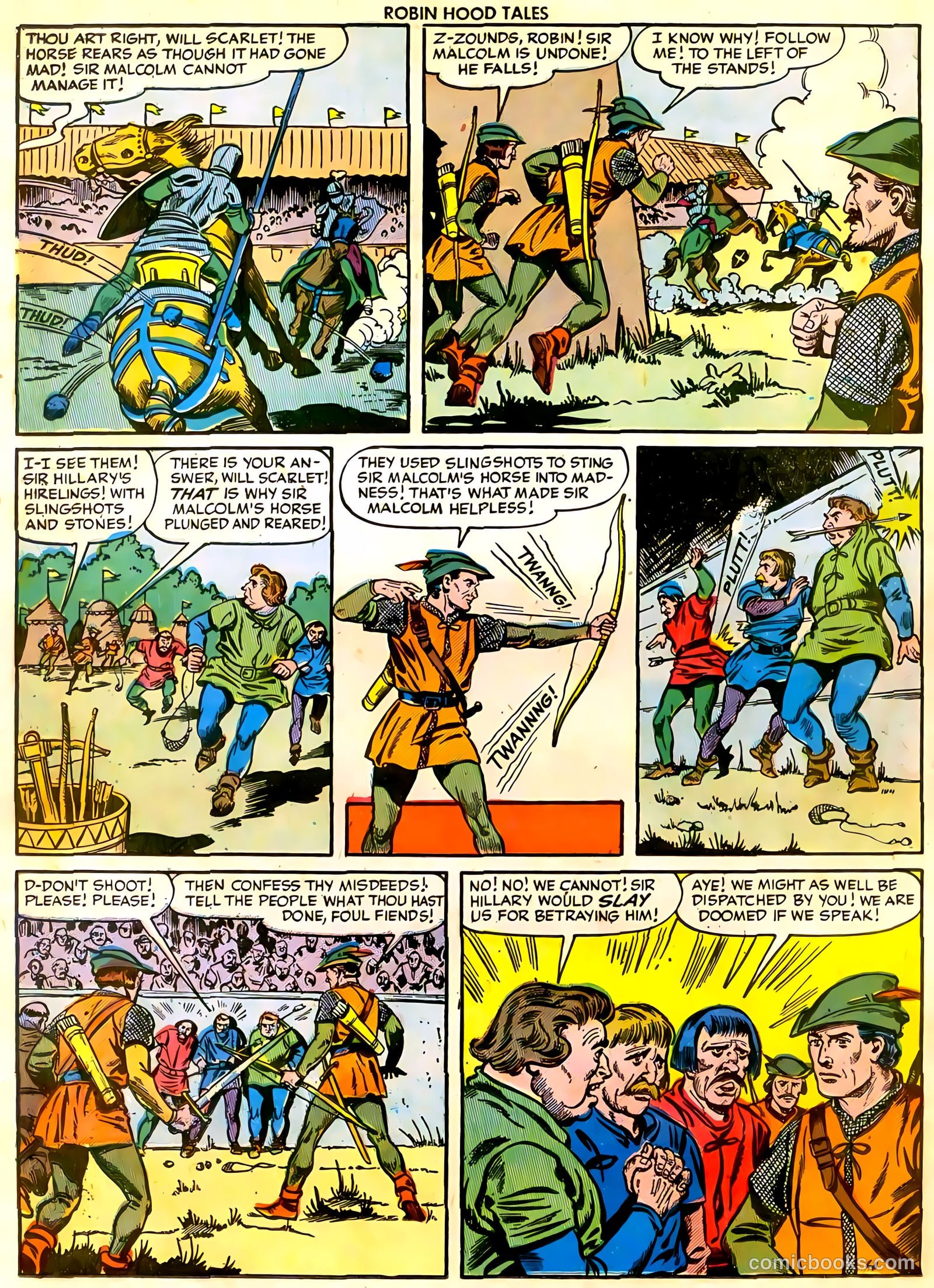 Robin Hood Tales #6 (1956) — page 22 of 36
