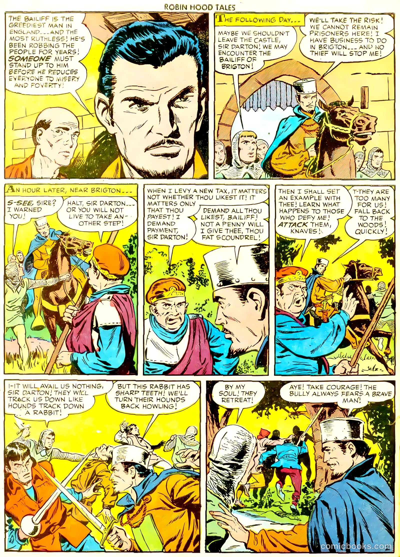 Robin Hood Tales #6 (1956) — page 30 of 36