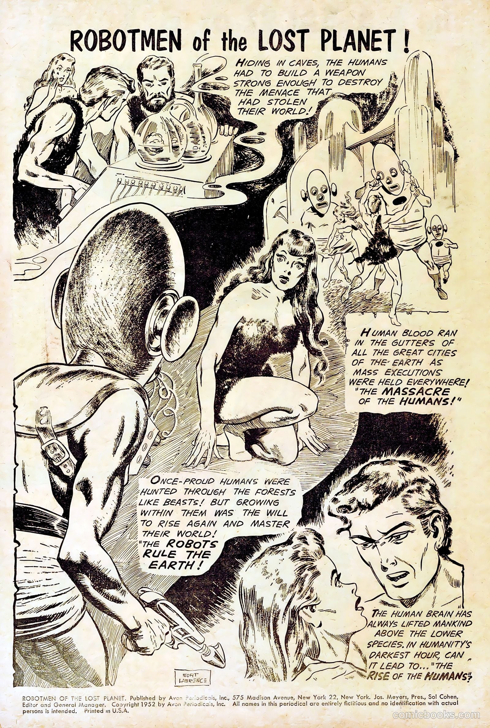 Robotmen of the Lost Planet #1 (1952) — page 2 of 36