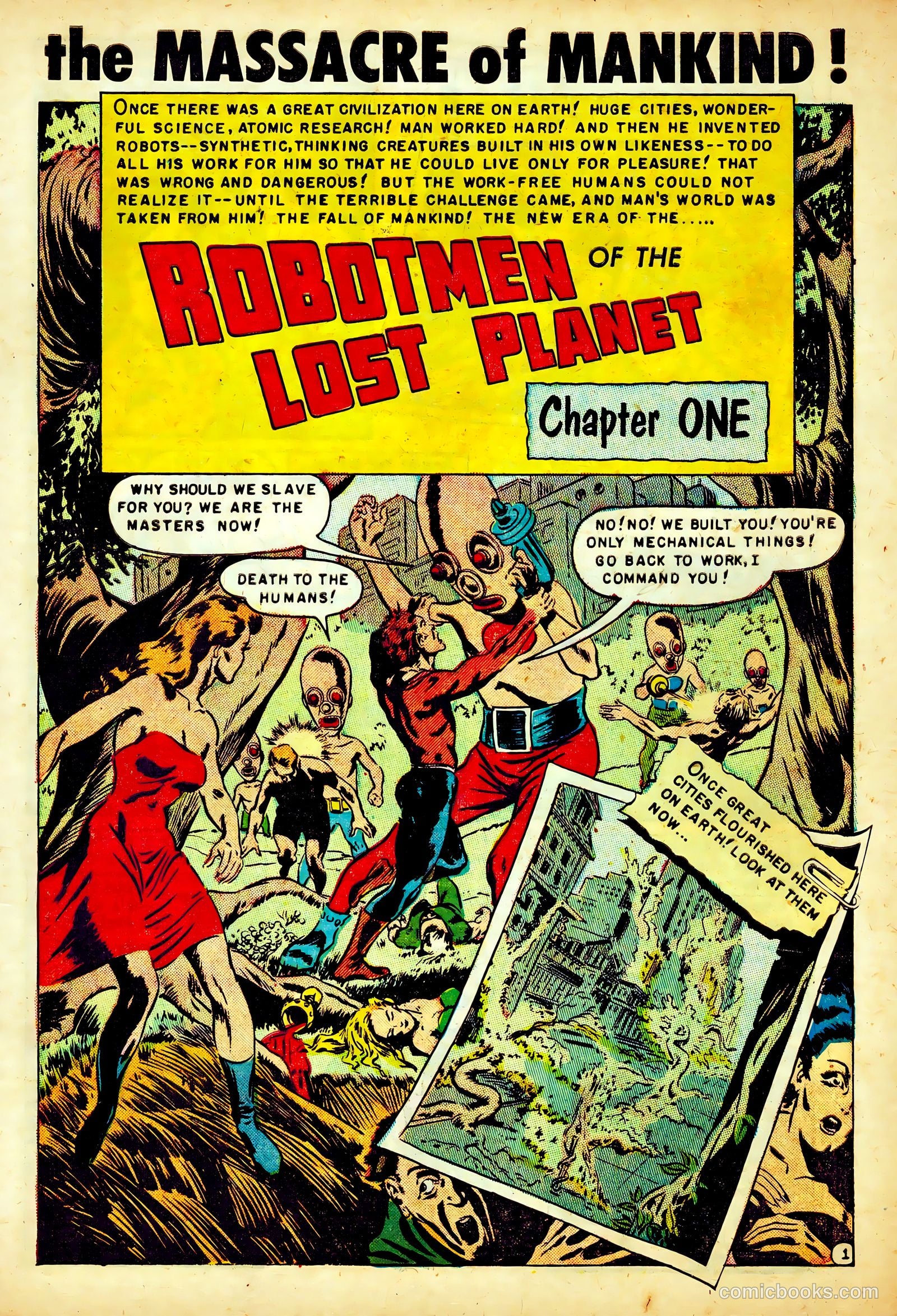 Robotmen of the Lost Planet #1 (1952) — page 3 of 36