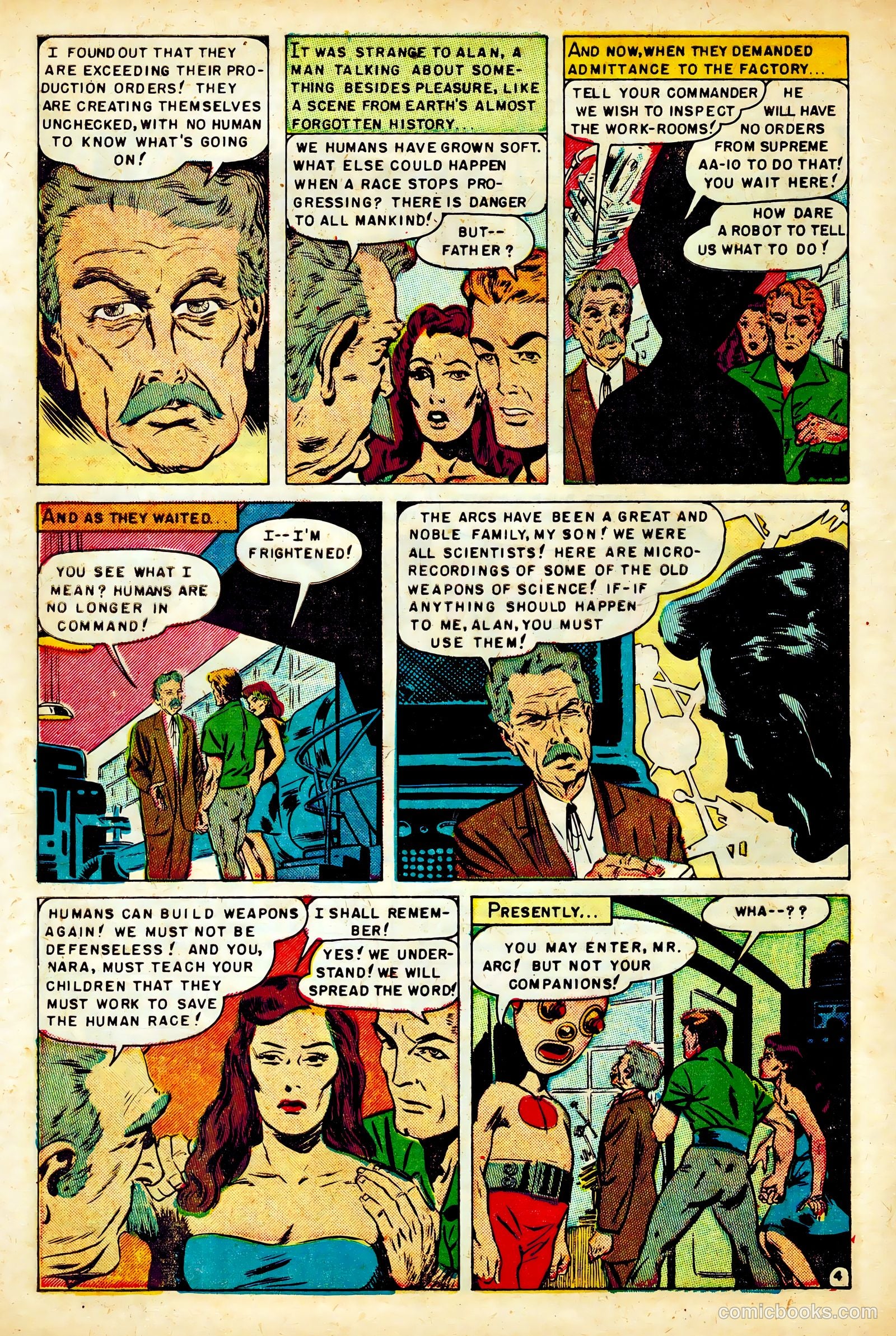 Robotmen of the Lost Planet #1 (1952) — page 6 of 36