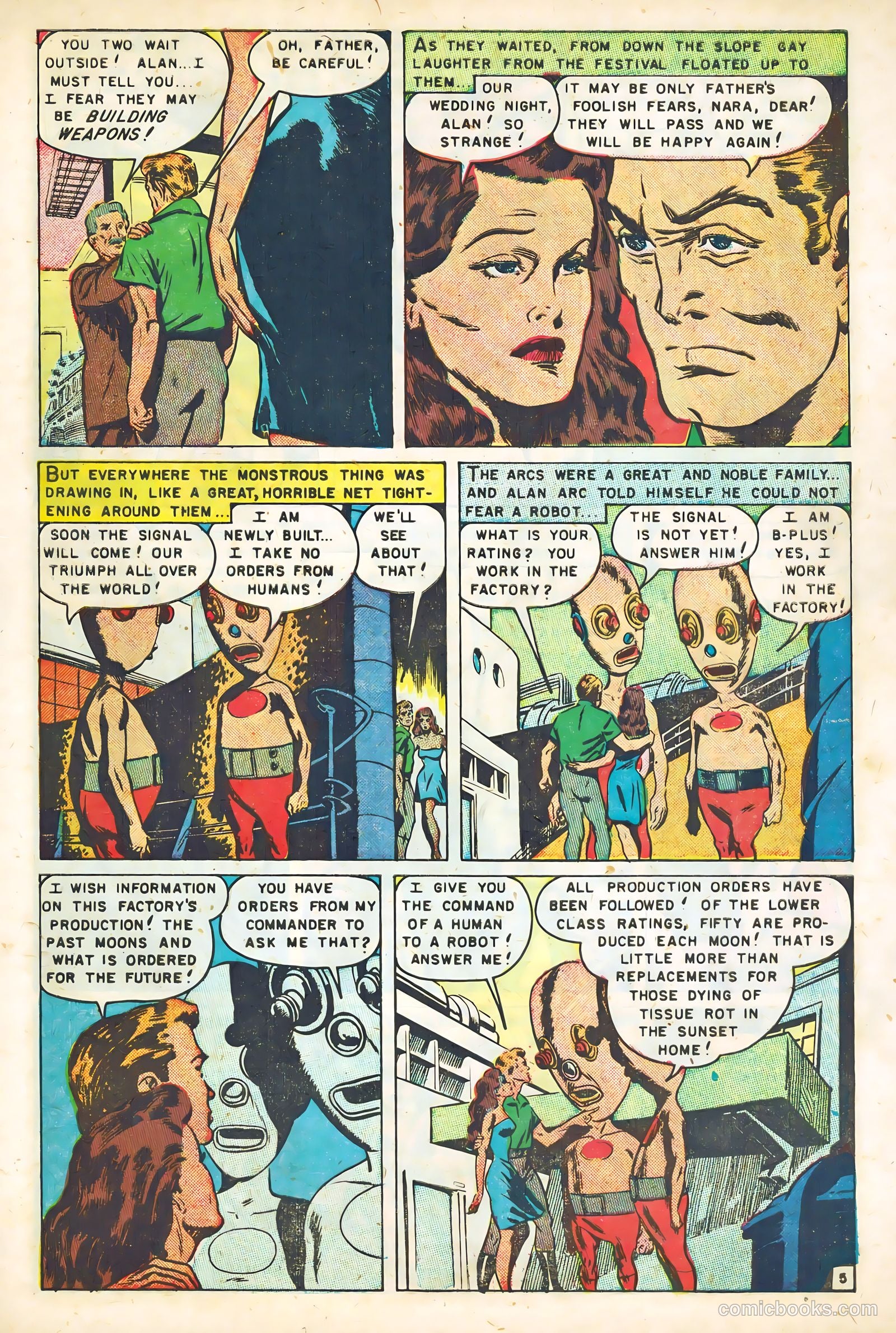 Robotmen of the Lost Planet #1 (1952) — page 7 of 36