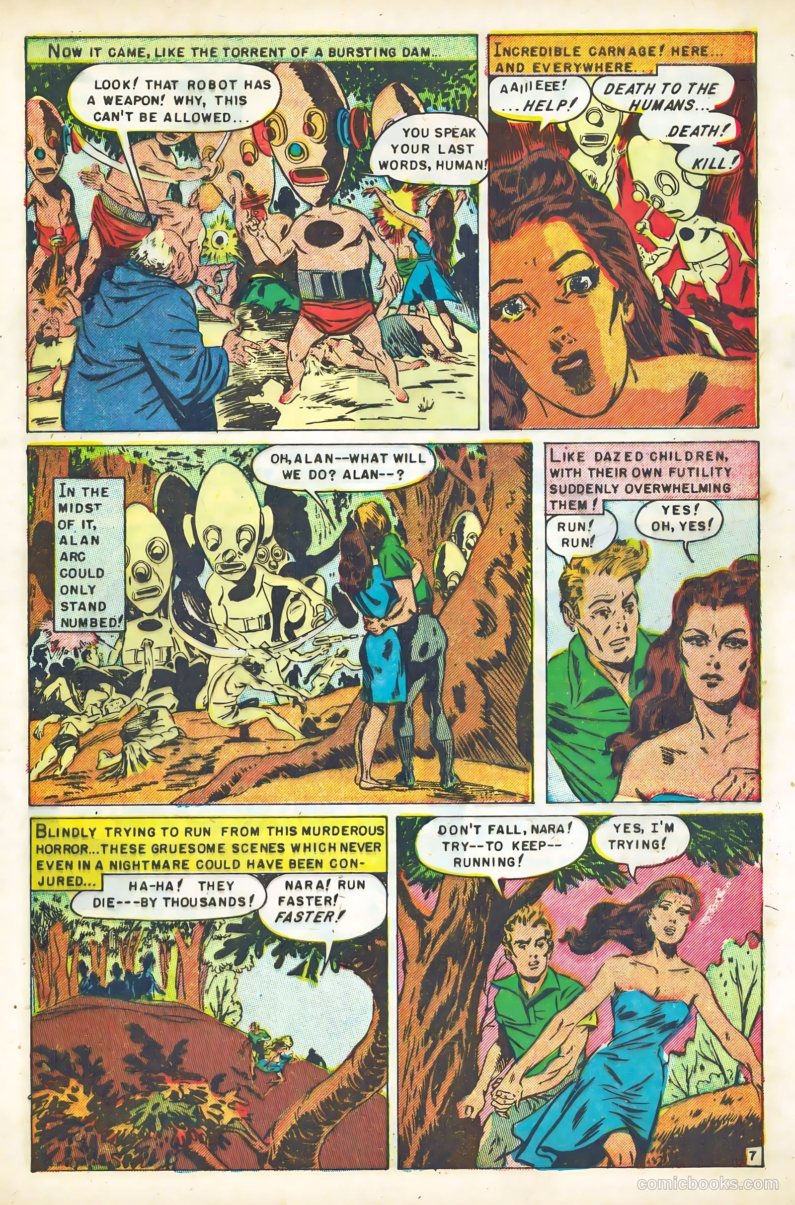 Robotmen of the Lost Planet #1 (1952) — page 9 of 36