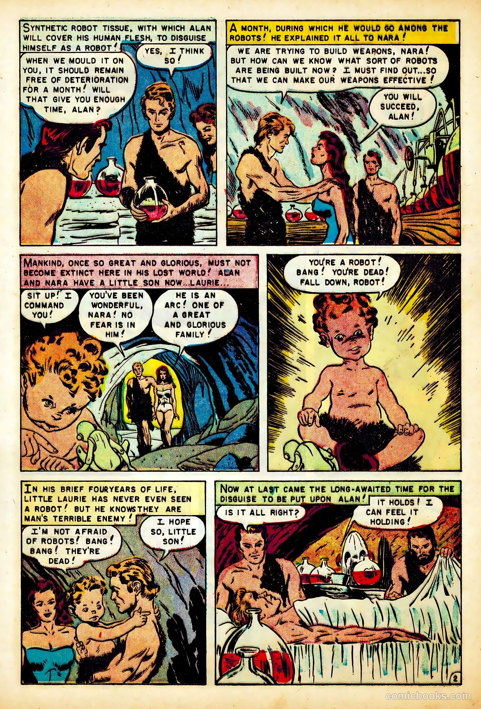Robotmen of the Lost Planet #1 (1952) — page 13 of 36