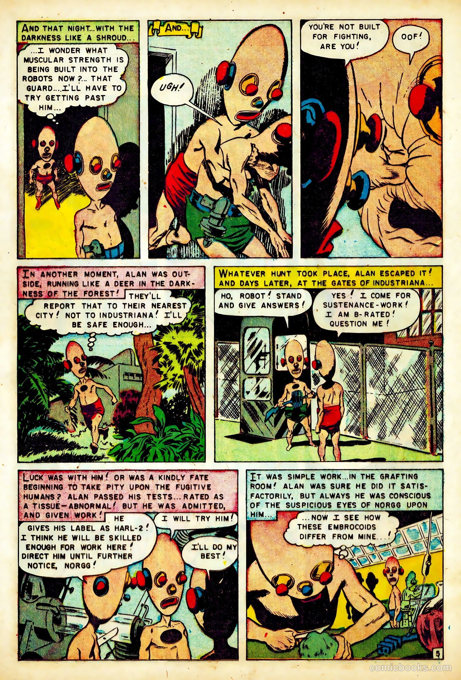 Robotmen of the Lost Planet #1 (1952) — page 16 of 36