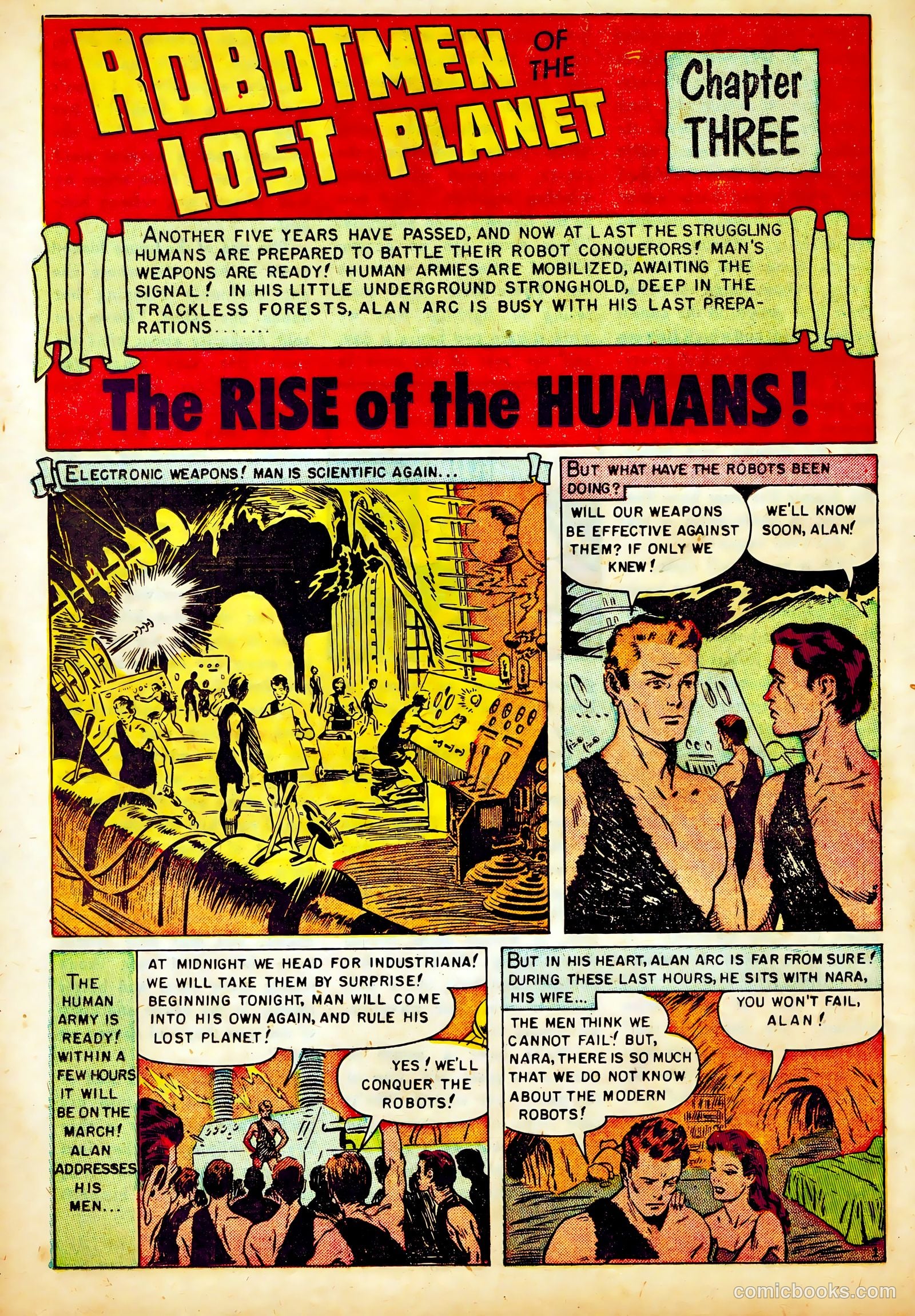 Robotmen of the Lost Planet #1 (1952) — page 22 of 36