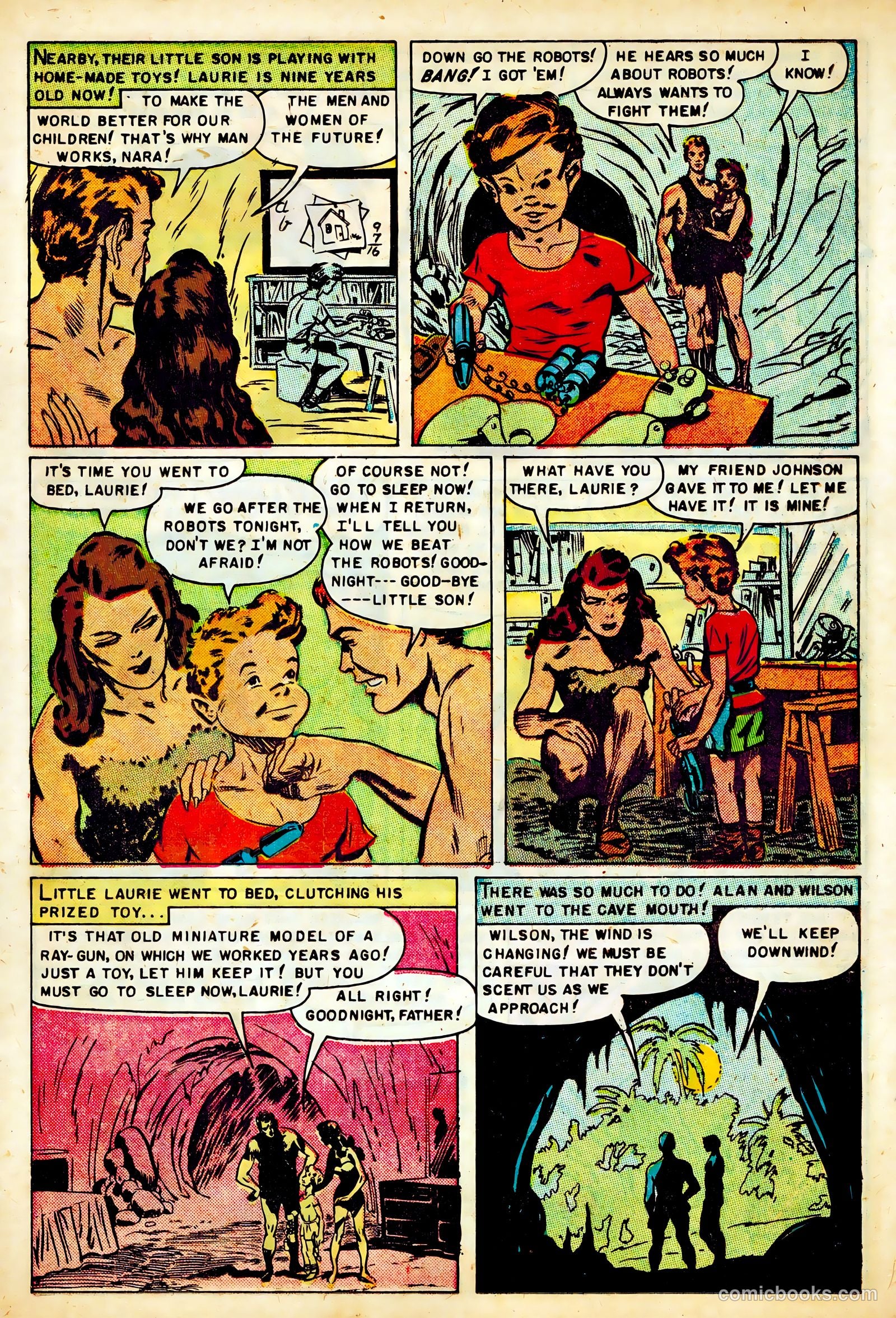 Robotmen of the Lost Planet #1 (1952) — page 23 of 36