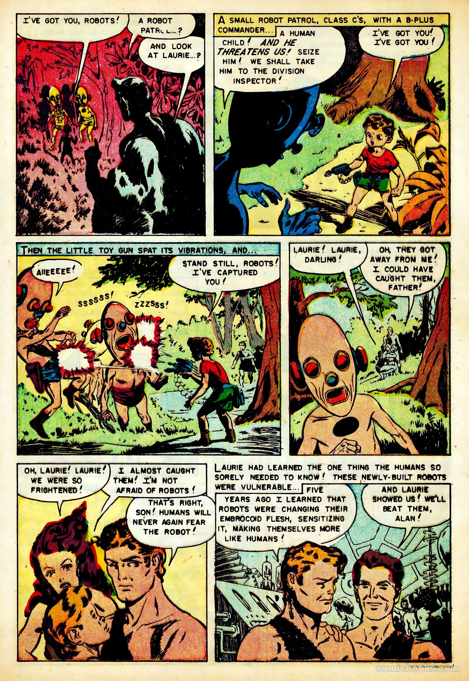 Robotmen of the Lost Planet #1 (1952) — page 25 of 36