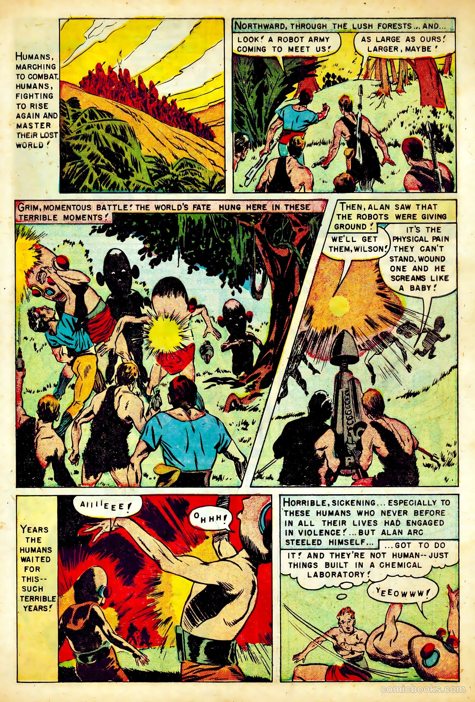 Robotmen of the Lost Planet #1 (1952) — page 27 of 36