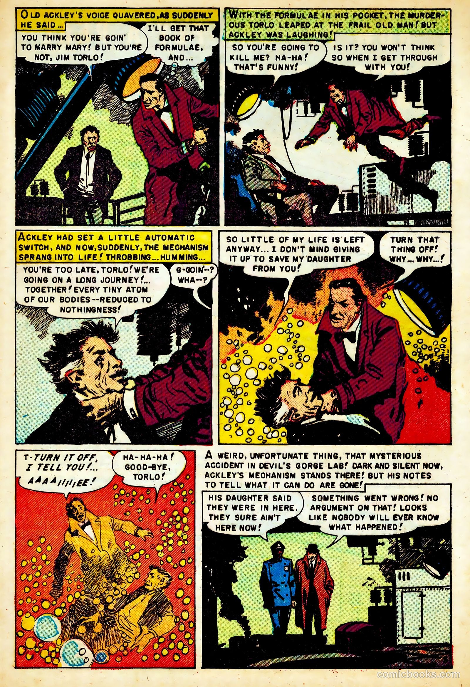 Robotmen of the Lost Planet #1 (1952) — page 33 of 36